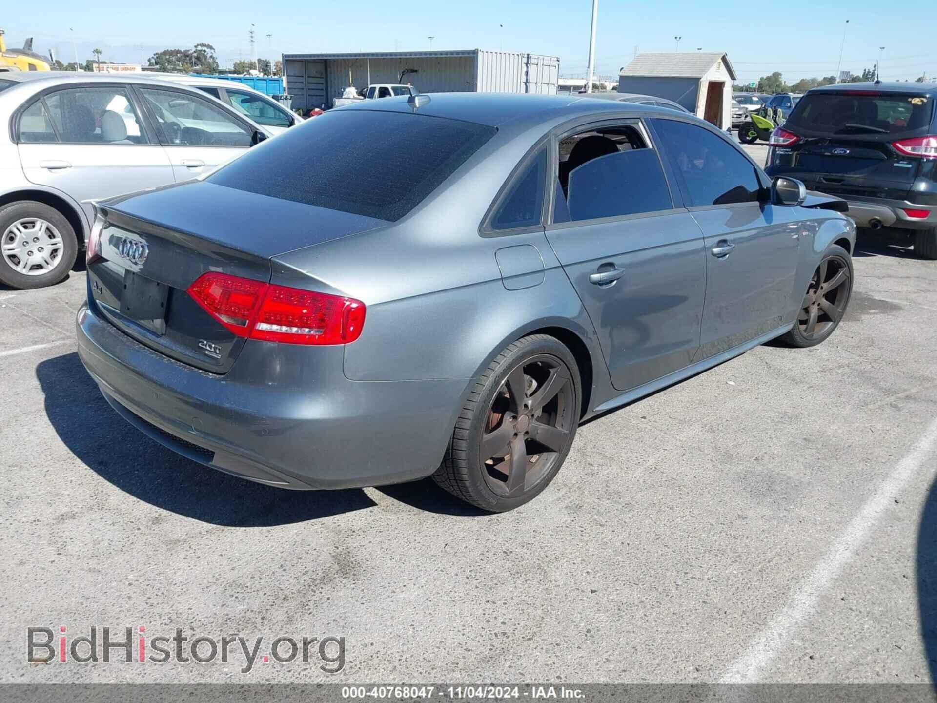 2012 AUDI A4 - VIN: WAUKFAFL4CA098024 - Photo 4