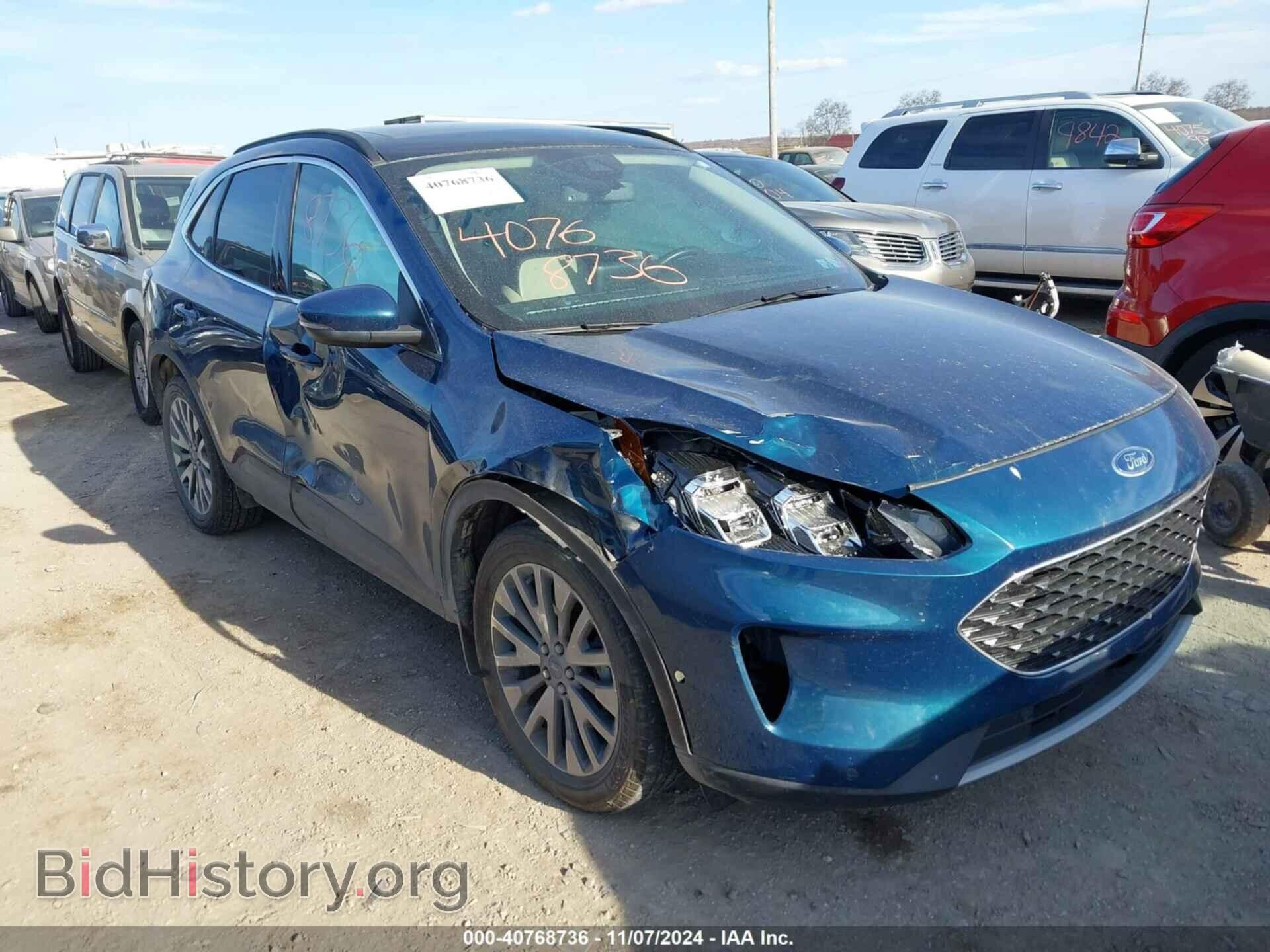 Photo 1FMCU9J97LUA91456 - FORD ESCAPE 2020