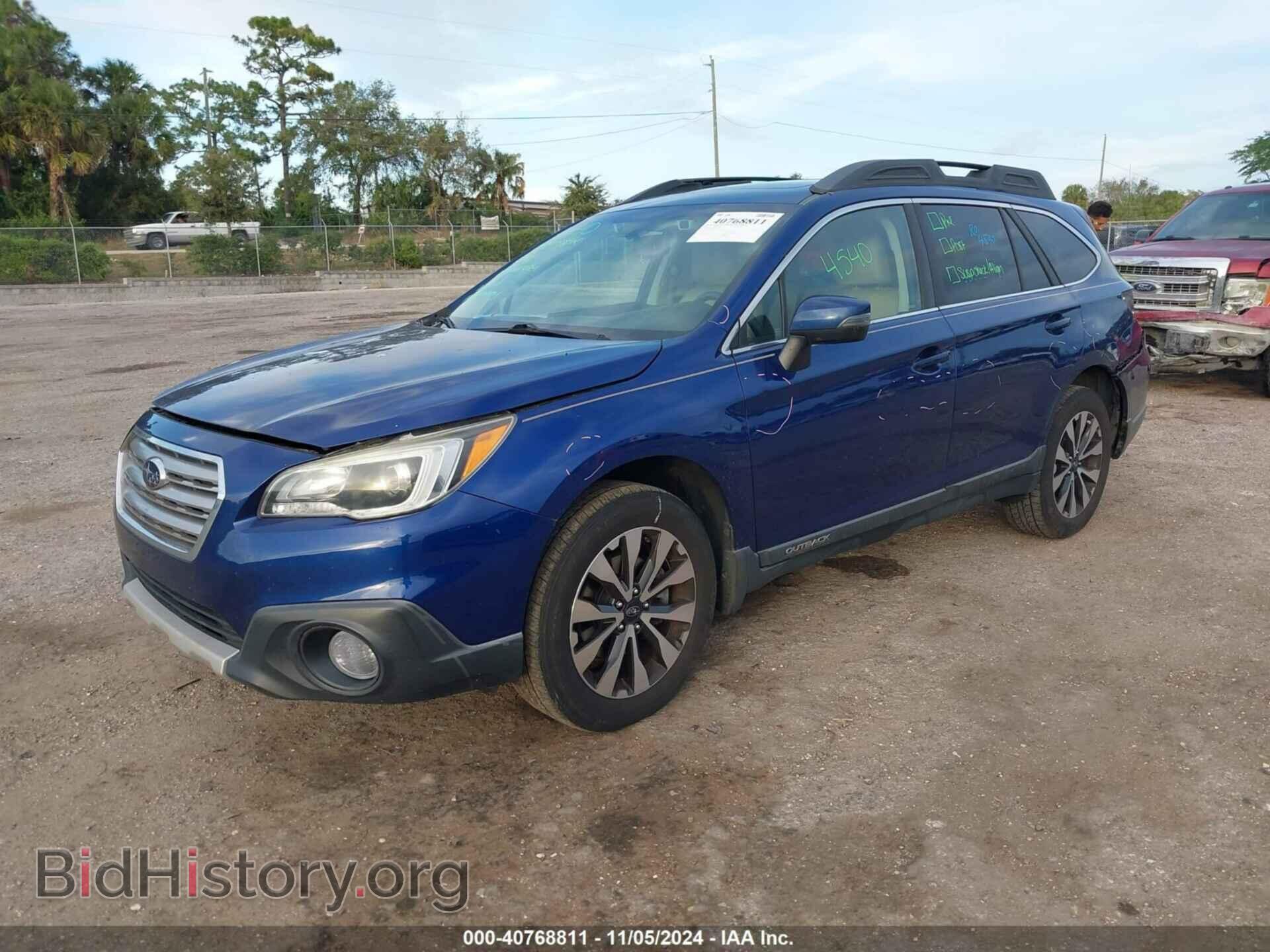 2016 SUBARU OUTBACK - VIN: 4S4BSANC1G3279250 - Фото 2