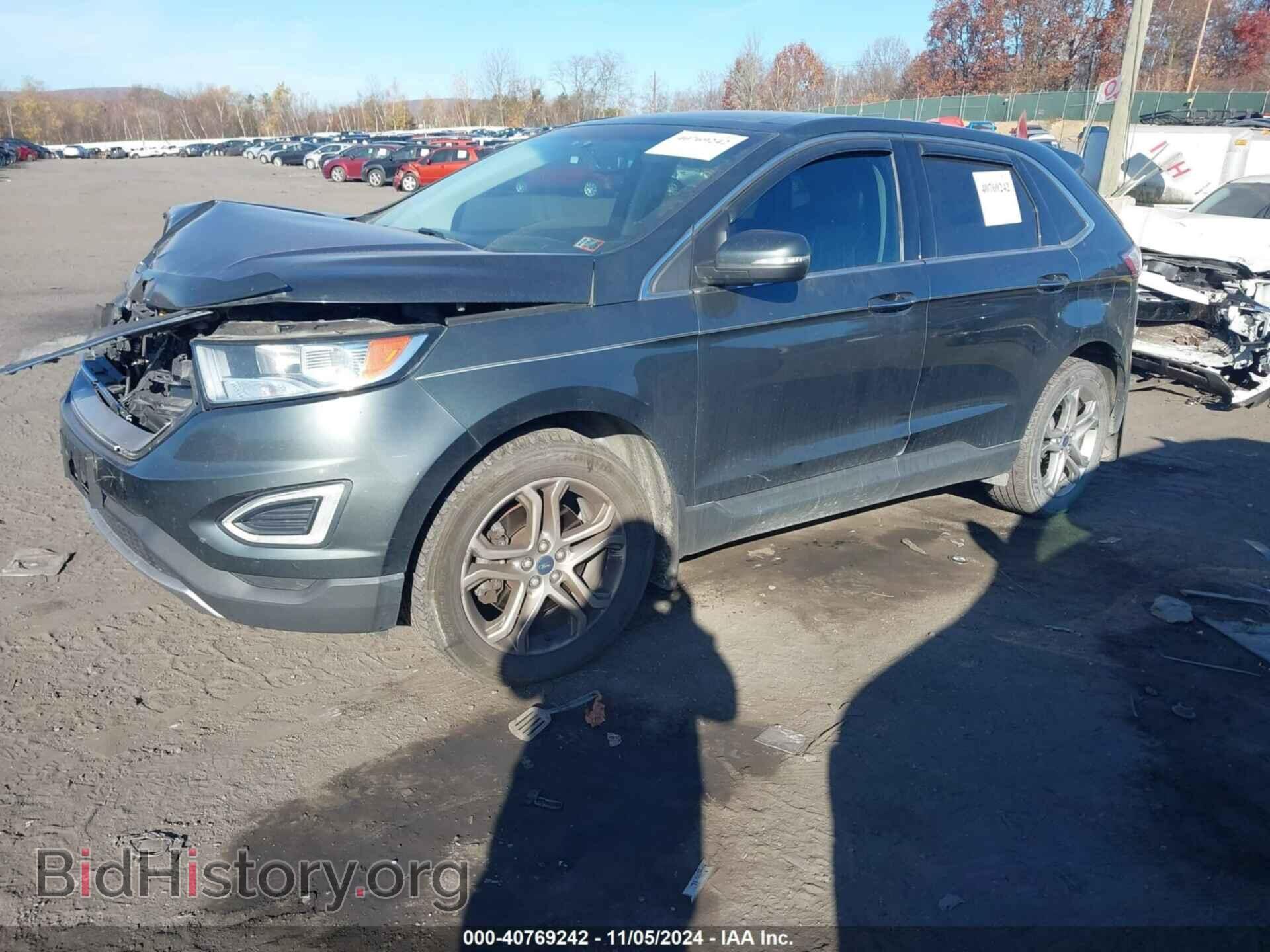 2015 FORD EDGE - VIN: 2FMTK4K98FBB16530 - Фото 2