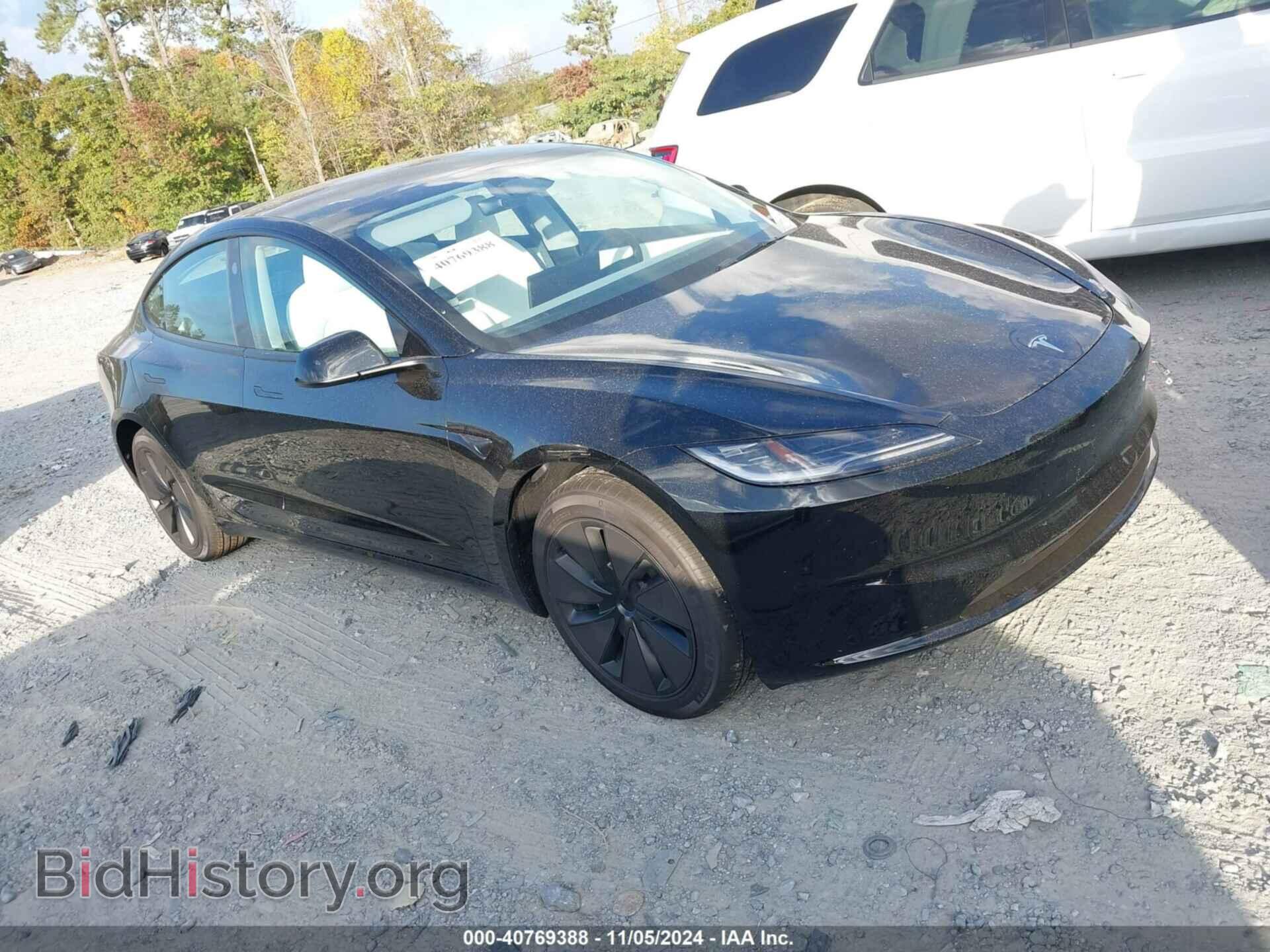 Photo 5YJ3E1EA0RF848822 - TESLA MODEL 3 2024