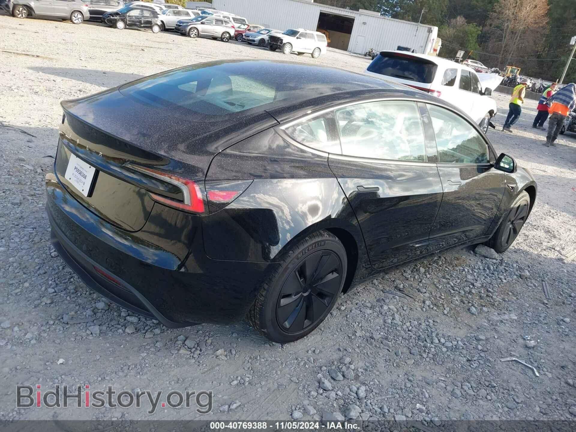 2024 TESLA MODEL 3 - VIN: 5YJ3E1EA0RF848822 - Фото 4