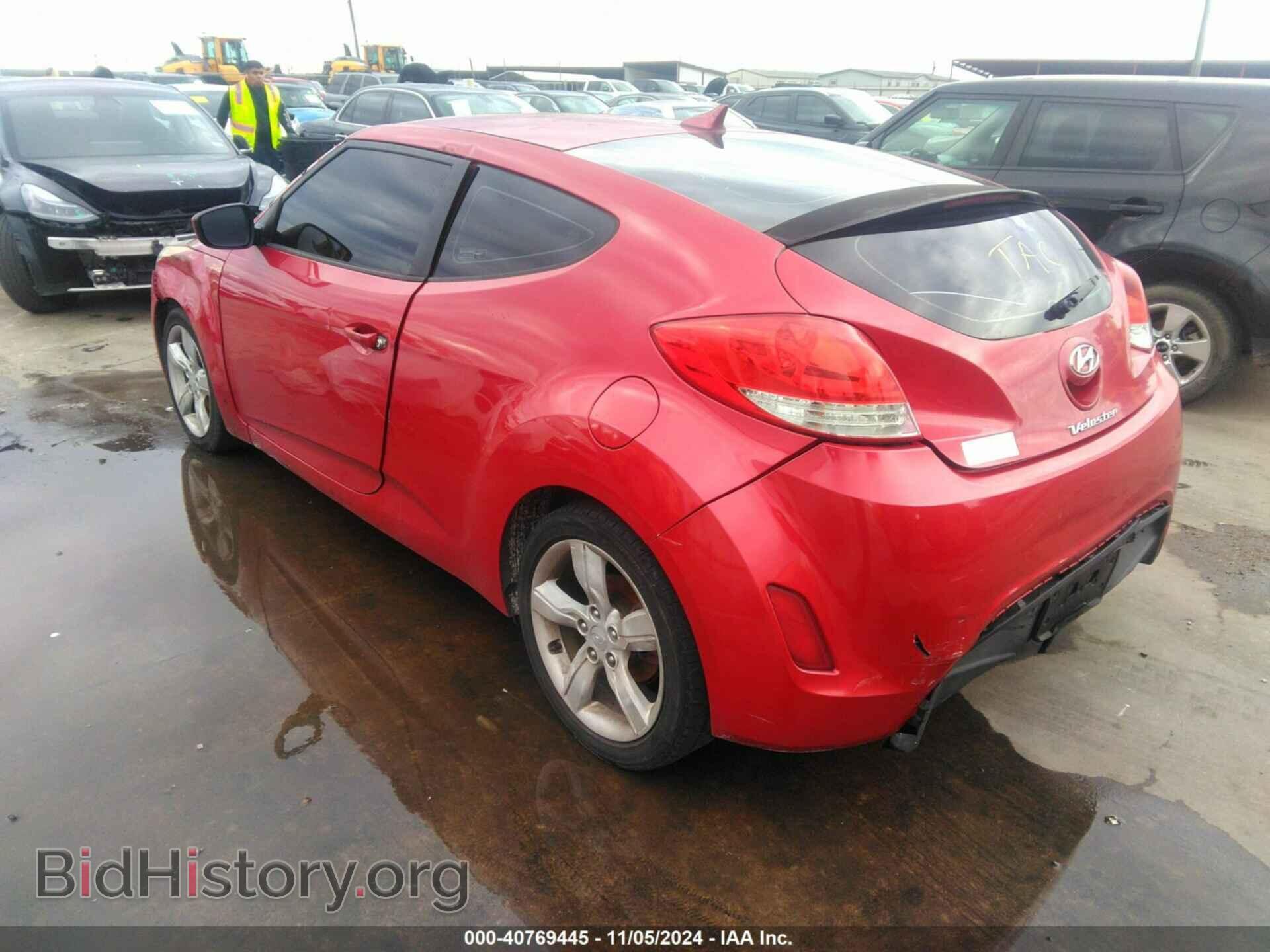 2013 HYUNDAI VELOSTER - VIN: KMHTC6AD3DU145407 - Фото 3