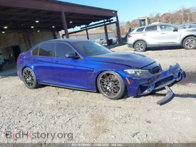 2018 BMW M3 CS, blue — VIN WBS8M9C51J5K99983, IAAI