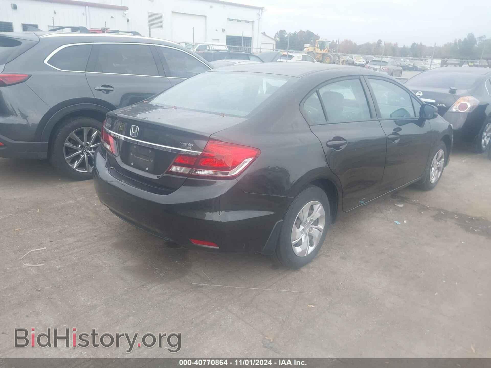 2013 HONDA CIVIC - VIN: 19XFB2E57DE036544 - Фото 4