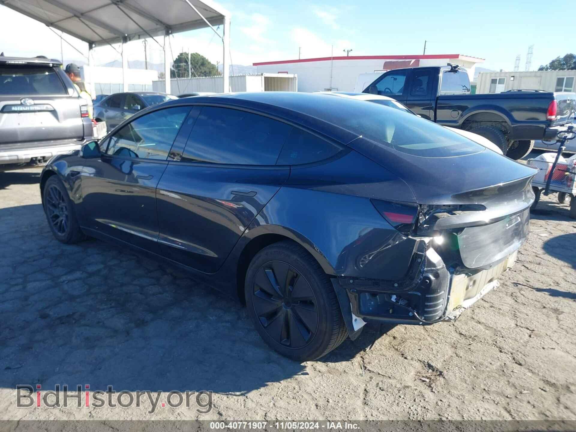2024 TESLA MODEL 3 - VIN: 5YJ3E1EA9RF786143 - Фото 3