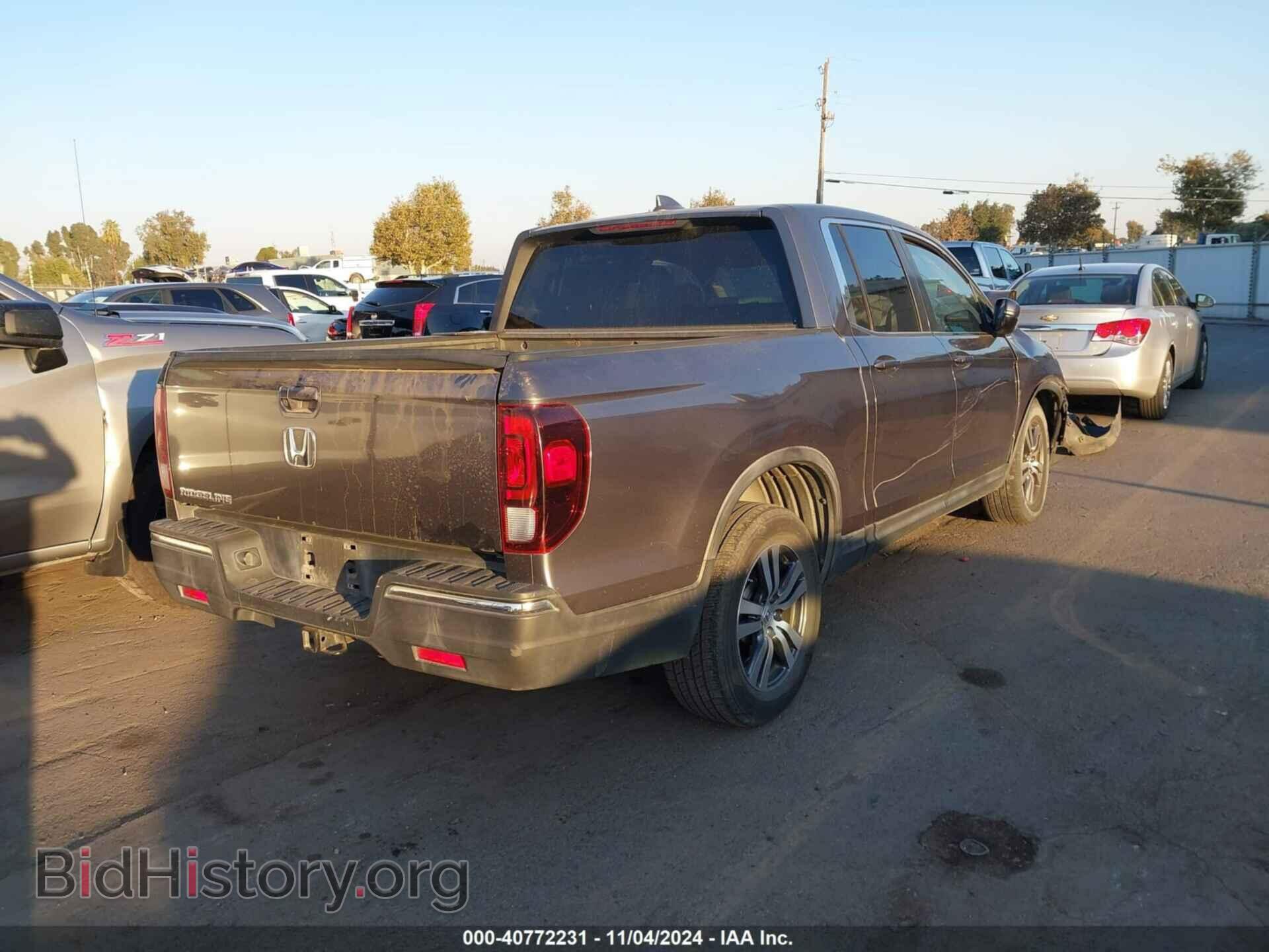 2017 HONDA RIDGELINE - VIN: 5FPYK2F46HB009521 - Фото 4