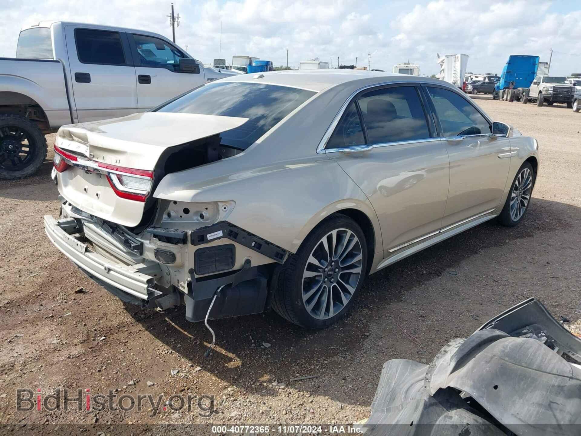 2017 LINCOLN CONTINENTAL - VIN: 1LN6L9SK2H5611307 - Фото 4