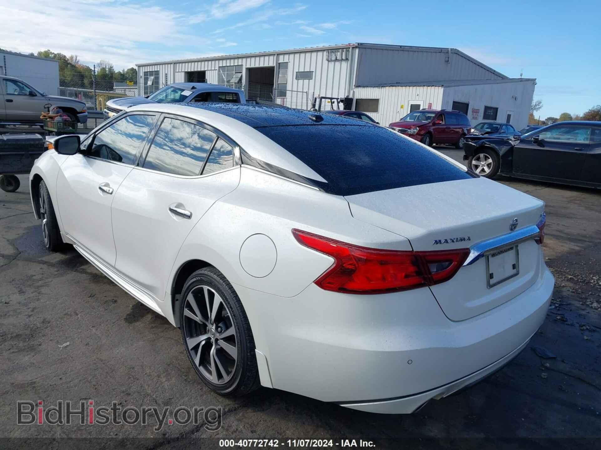 2016 NISSAN MAXIMA - VIN: 1N4AA6AP1GC401846 - Фото 3