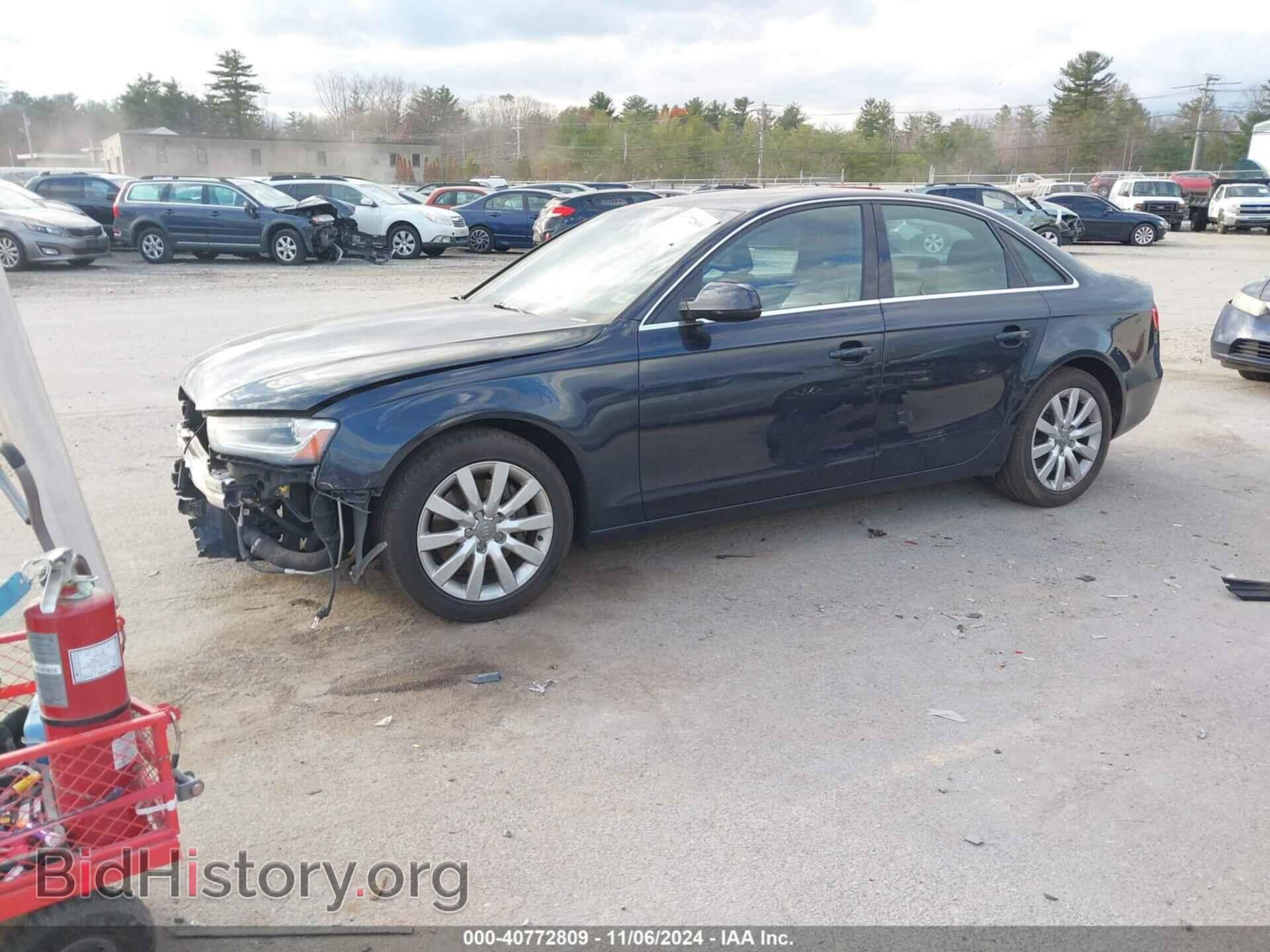 2013 AUDI A4 - VIN: WAUBFAFL4DN027674 - Фото 2