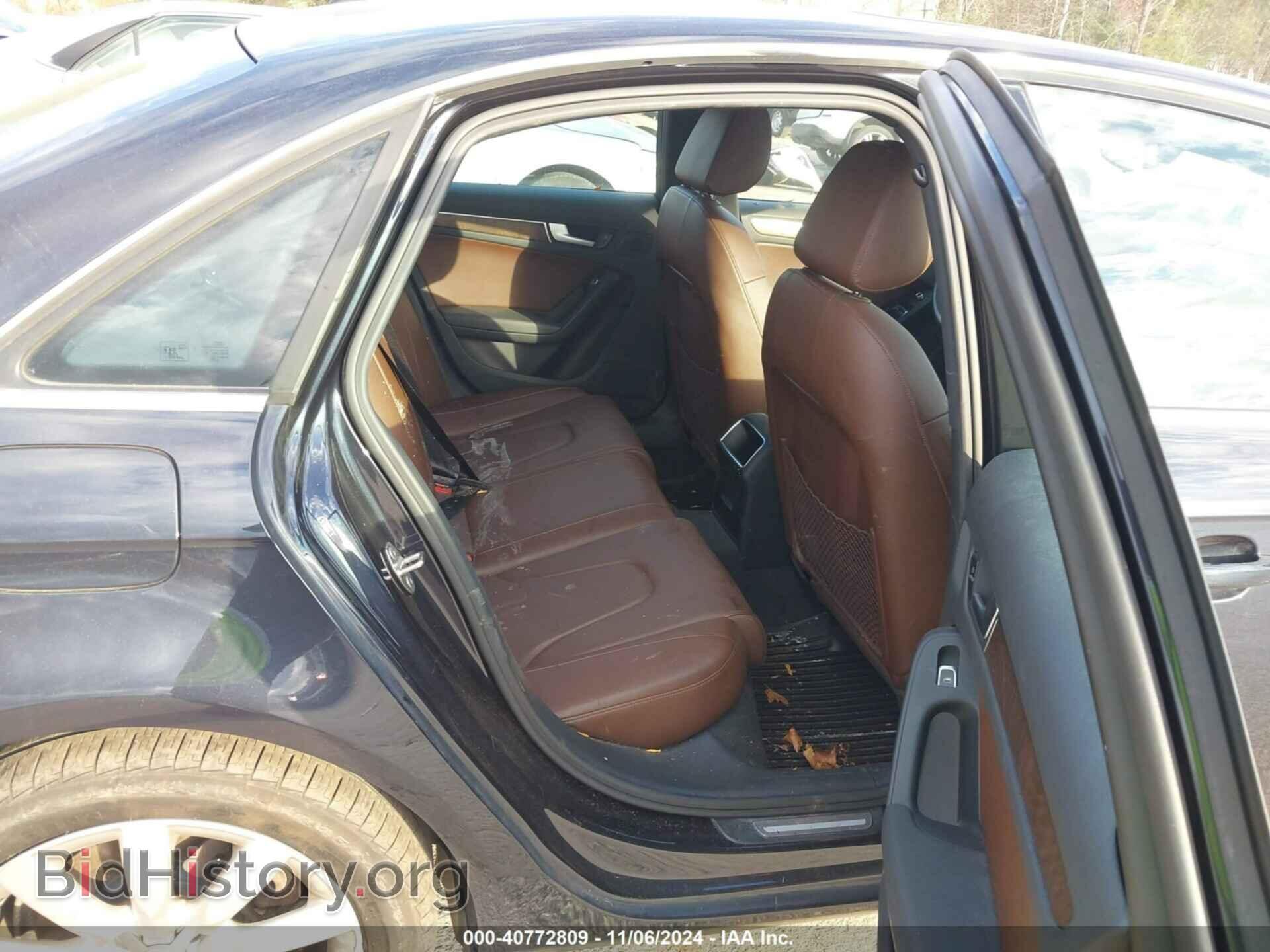 2013 AUDI A4 - VIN: WAUBFAFL4DN027674 - Фото 8