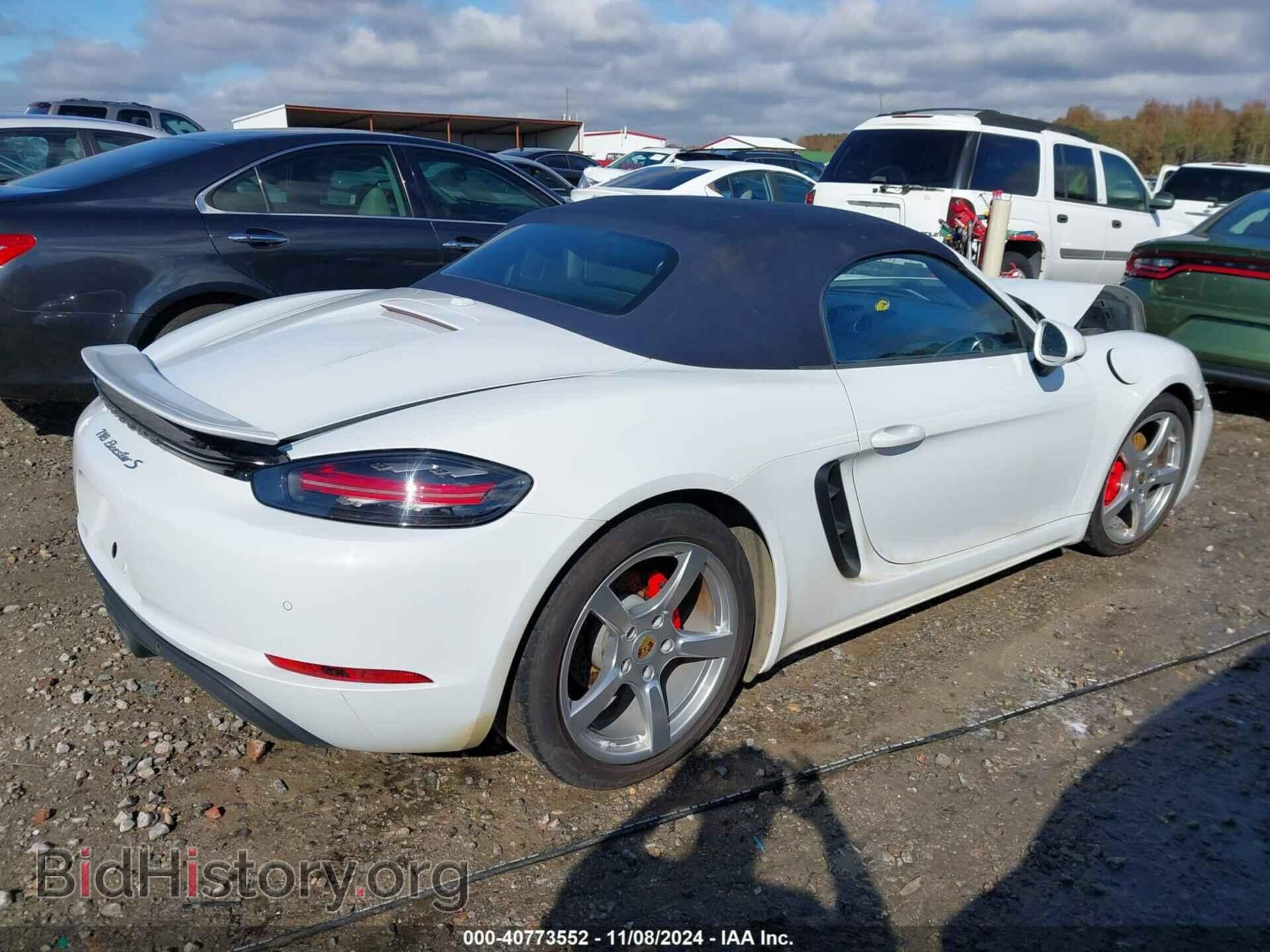 2017 PORSCHE 718 BOXSTER - VIN: WP0CB2A87HS240623 - Фото 4