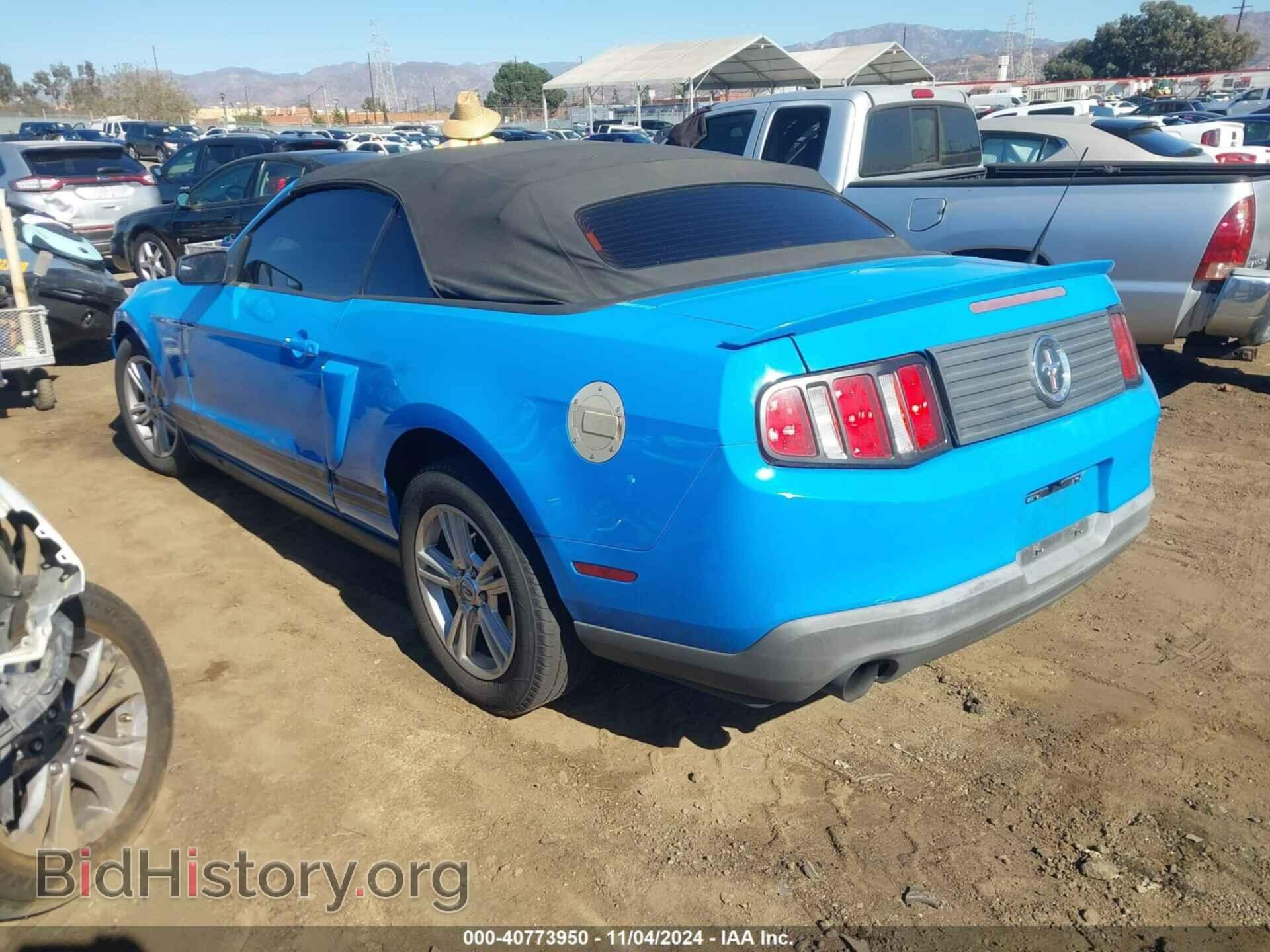 2012 FORD MUSTANG - VIN: 1ZVBP8EM2C5228262 - Фото 3