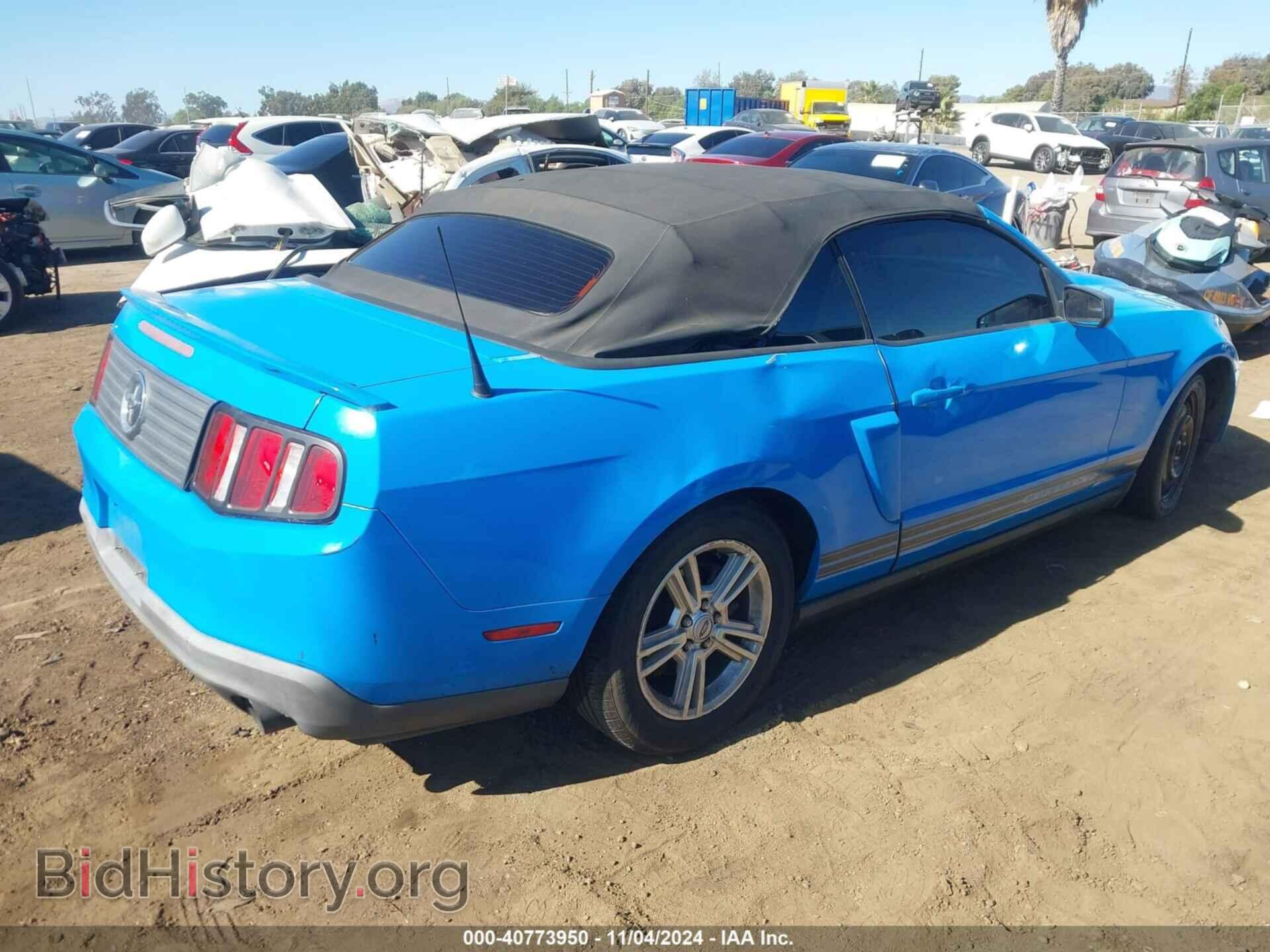 2012 FORD MUSTANG - VIN: 1ZVBP8EM2C5228262 - Фото 4