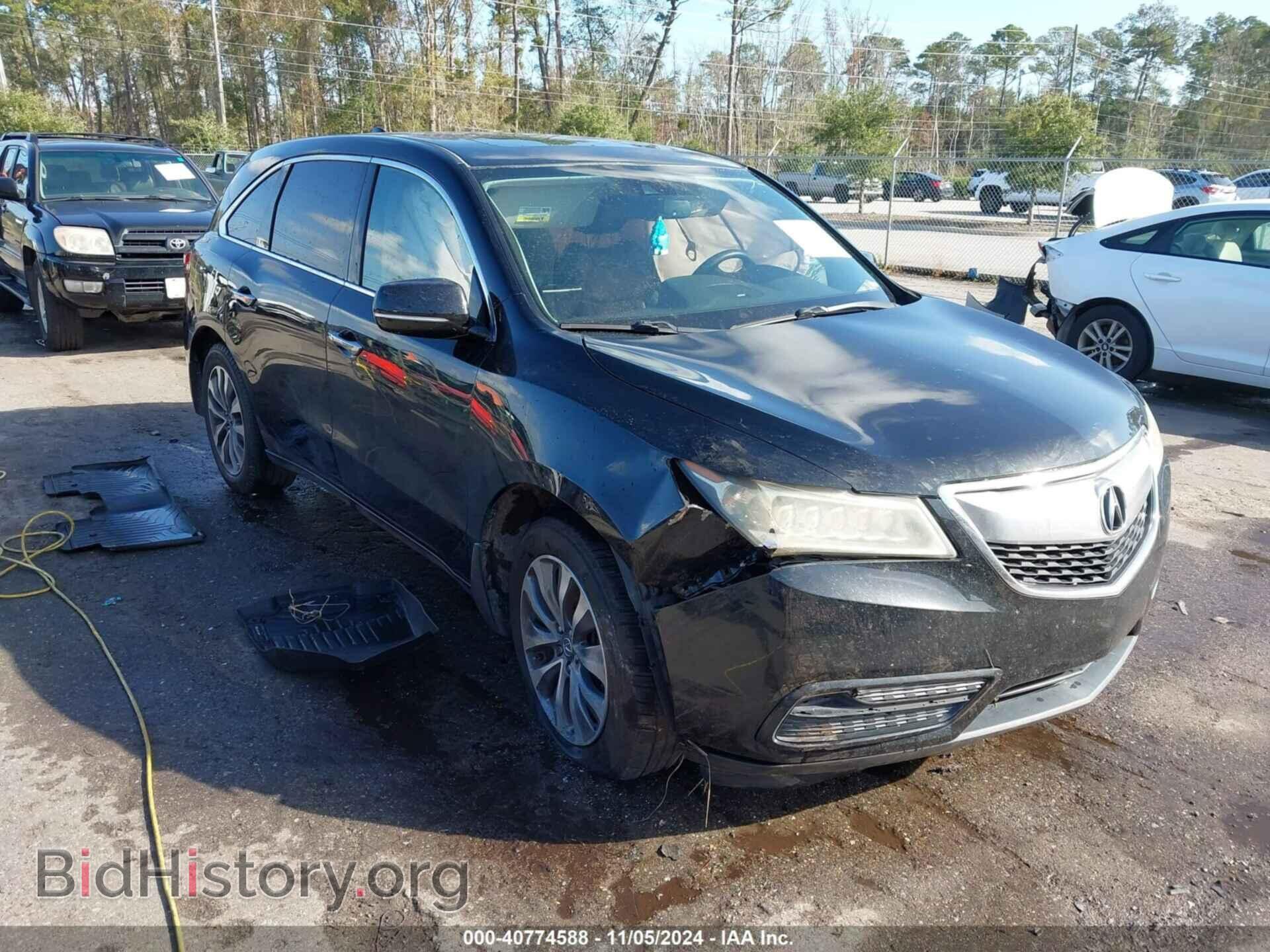 Photo 5FRYD3H45EB020493 - ACURA MDX 2014