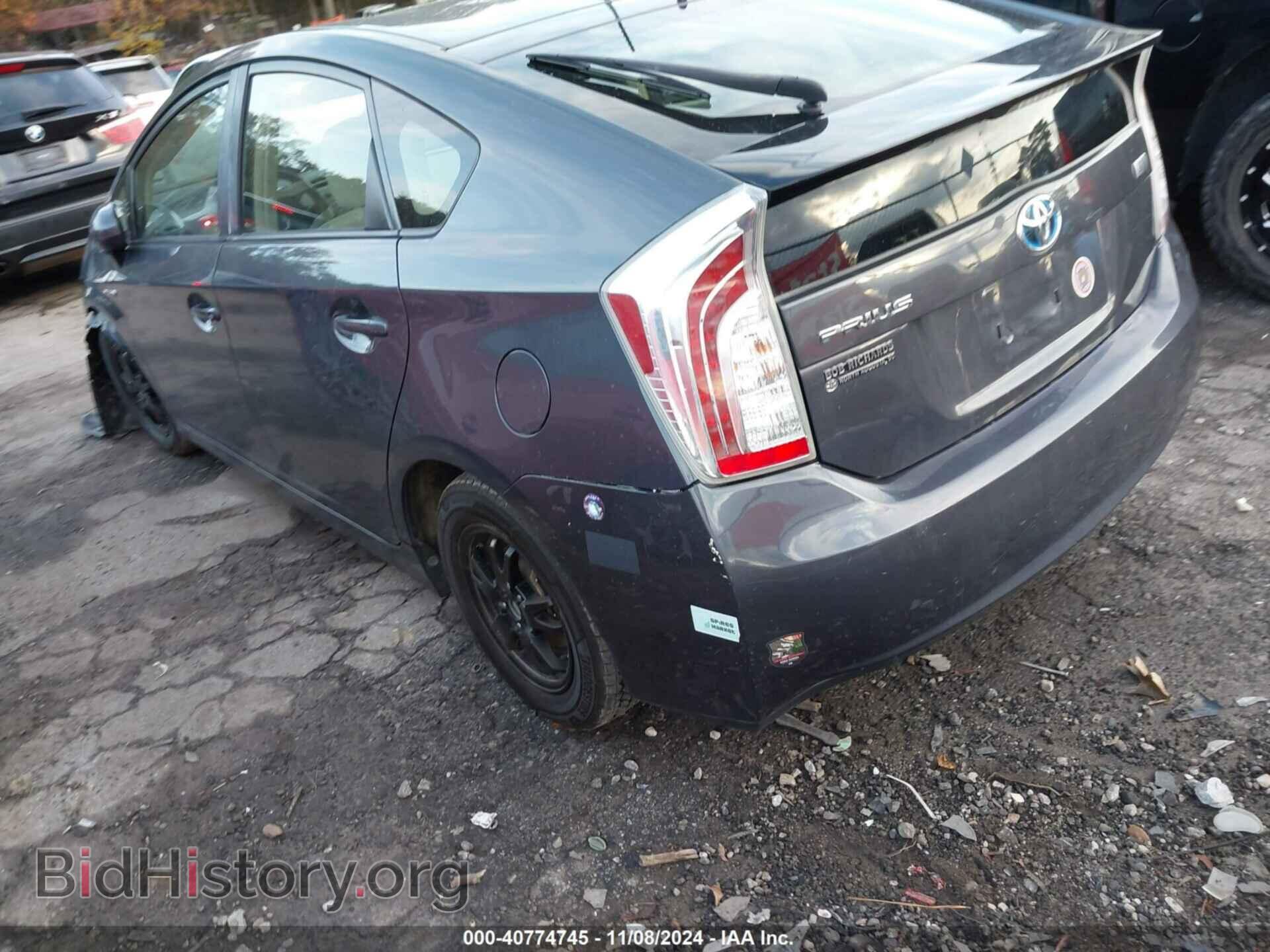 2014 TOYOTA PRIUS - VIN: JTDKN3DU8E0363713 - Фото 3