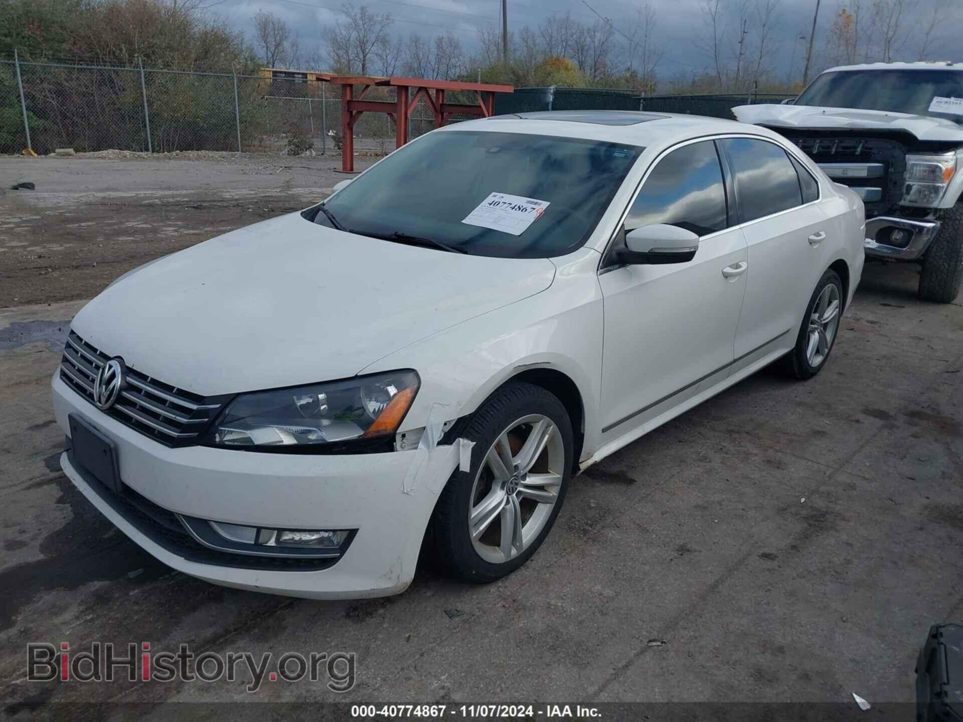 2014 VOLKSWAGEN PASSAT - VIN: 1VWCN7A30EC005329 - Фото 2
