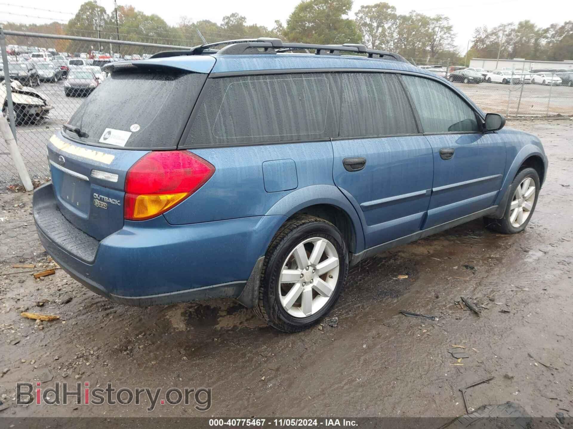 2007 SUBARU OUTBACK - VIN: 4S4BP61CX77325705 - Фото 4