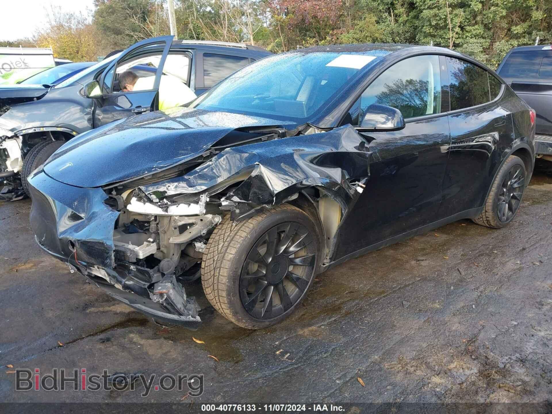 2021 TESLA MODEL Y - VIN: 5YJYGAEE2MF273201 - Фото 2