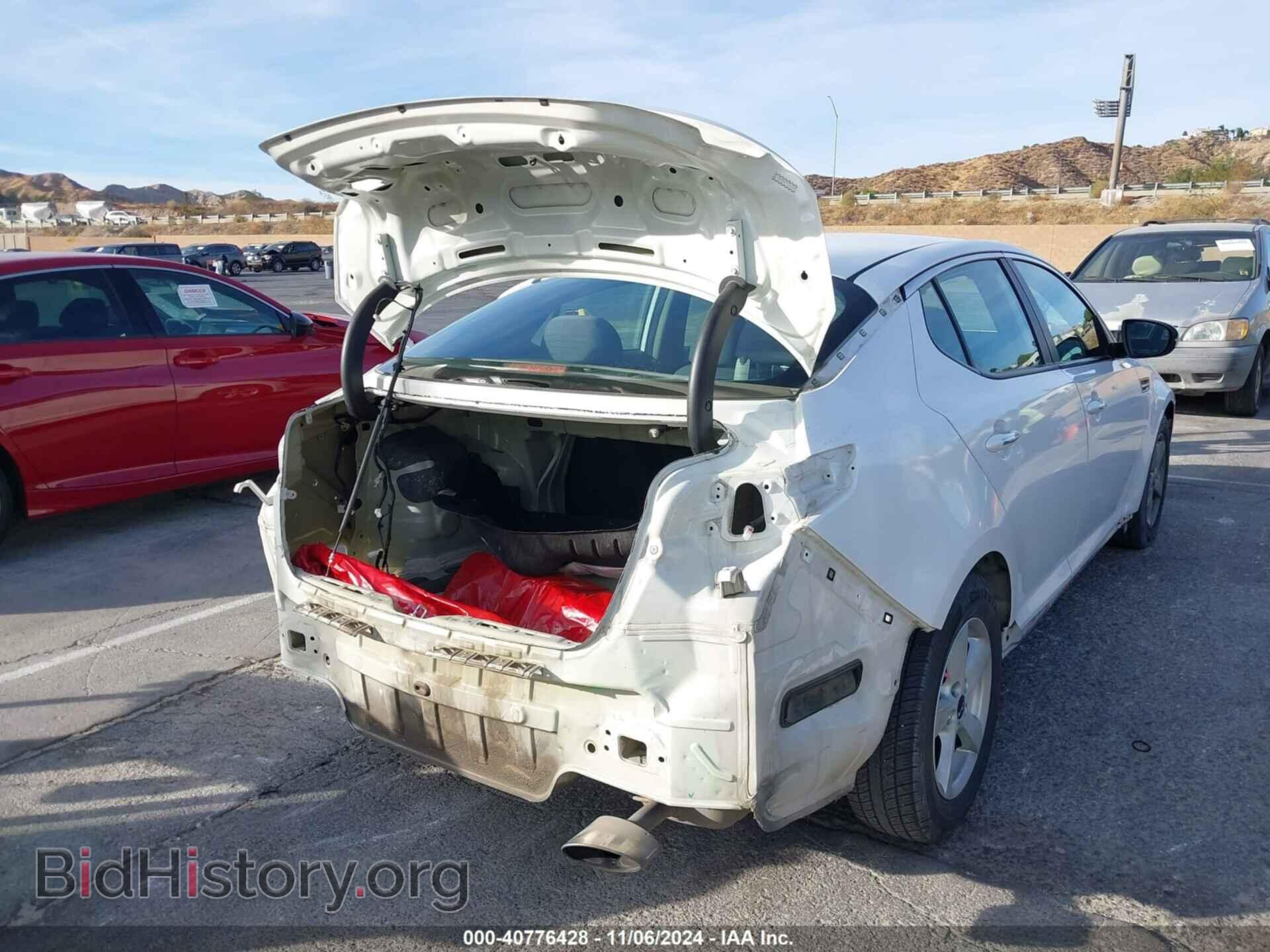2015 KIA OPTIMA - VIN: KNAGM4A79F5661864 - Фото 4