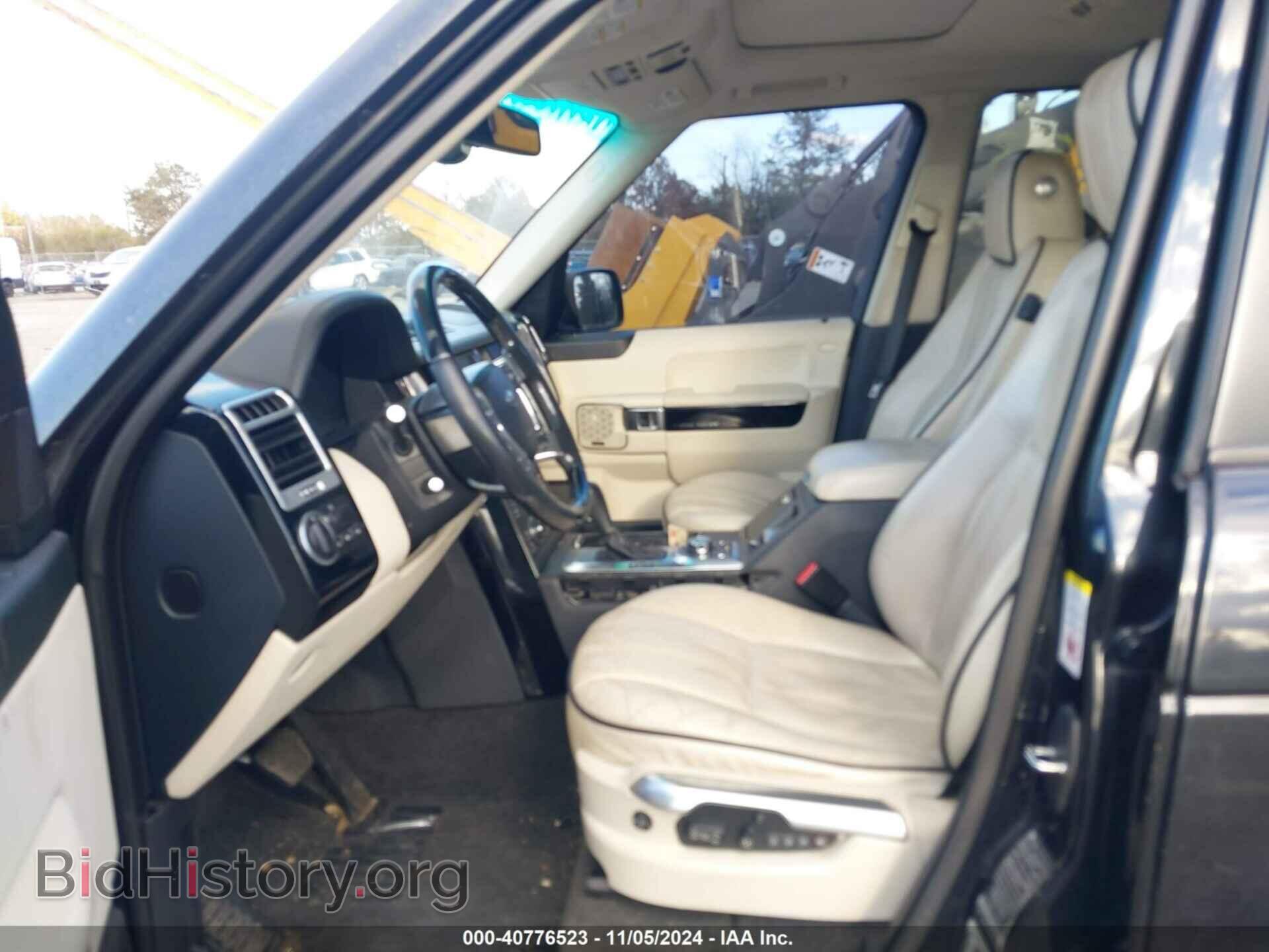 2012 LAND ROVER RANGE ROVER - VIN: SALMF1D47CA361283 - Фото 5