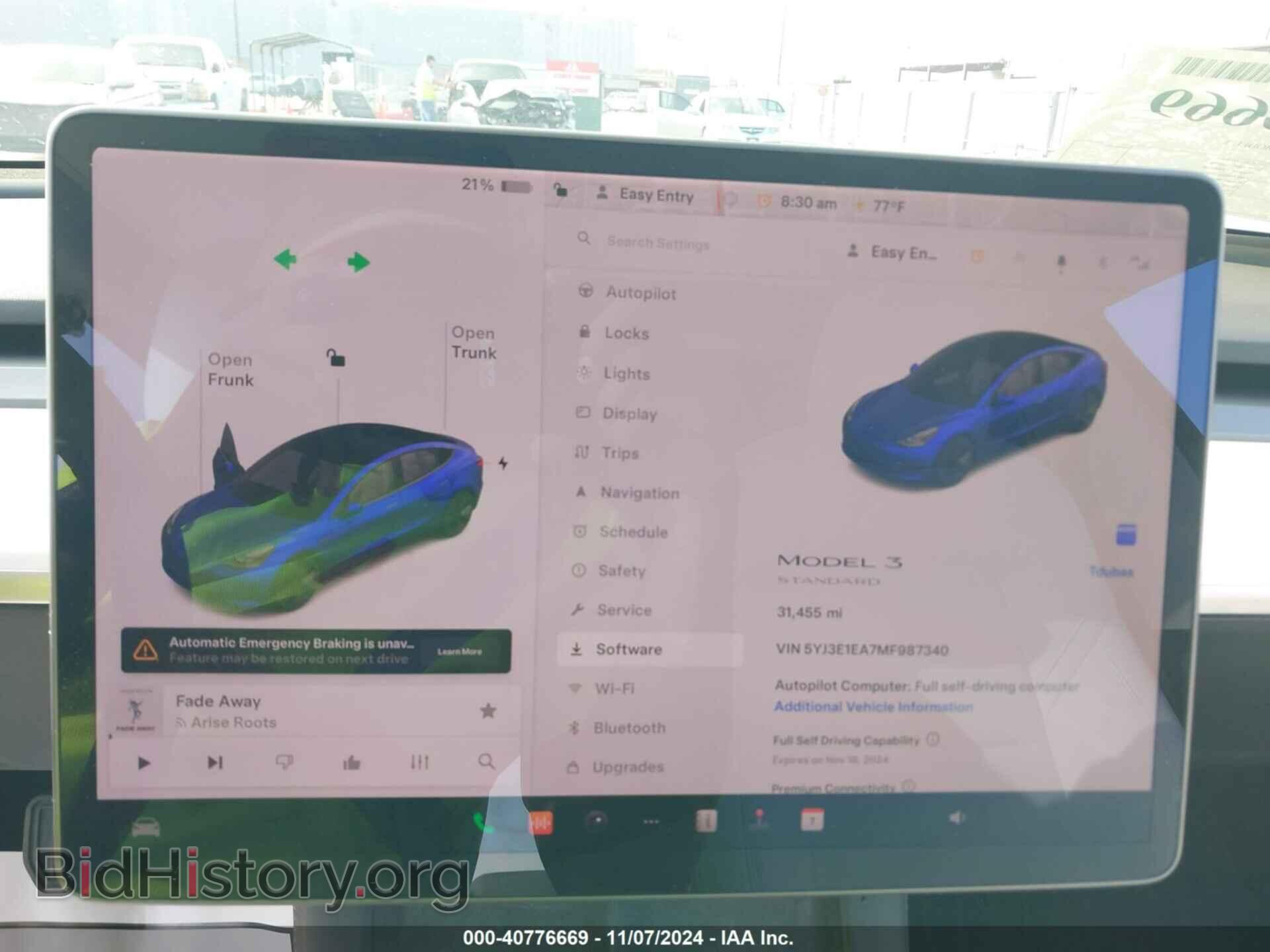 2021 TESLA MODEL 3 - VIN: 5YJ3E1EA7MF987340 - Фото 7