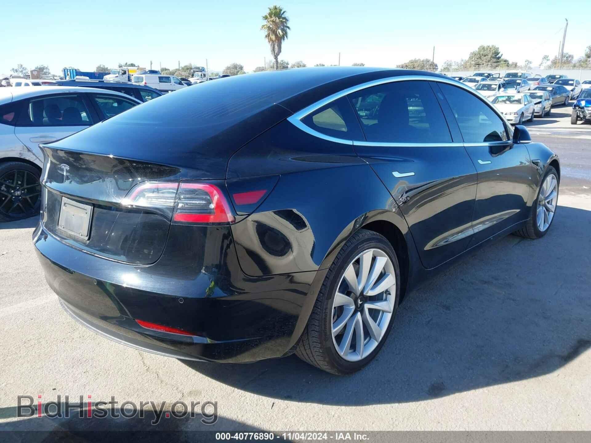 2019 TESLA MODEL 3 - VIN: 5YJ3E1EA7KF314237 - Фото 4