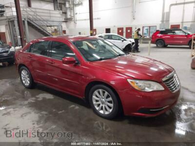 2013 Chrysler 200 Touring, красный — VIN 1C3CCBBB2DN639802, IAAI