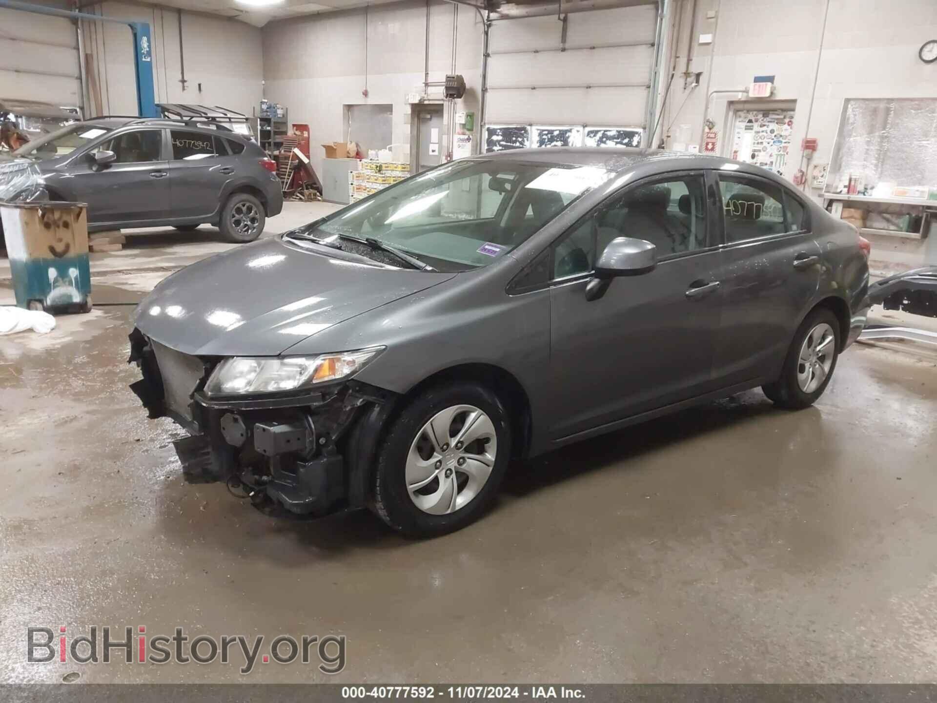 2013 HONDA CIVIC - VIN: 2HGFB2F53DH593875 - Фото 2