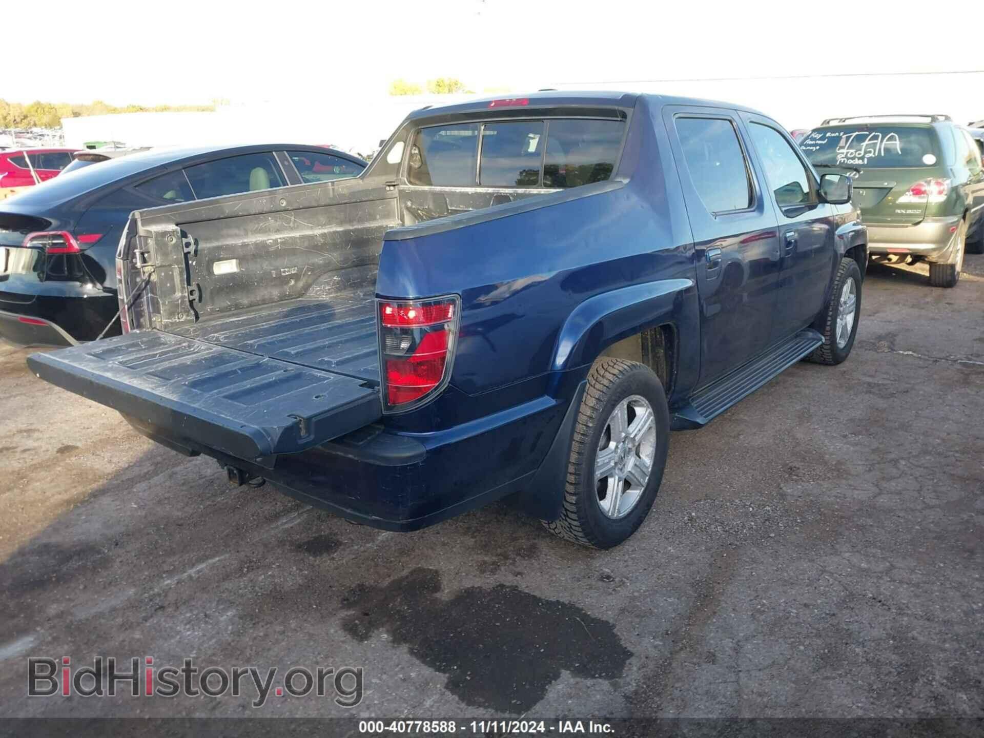2014 HONDA RIDGELINE - VIN: 5FPYK1F57EB003449 - Фото 4
