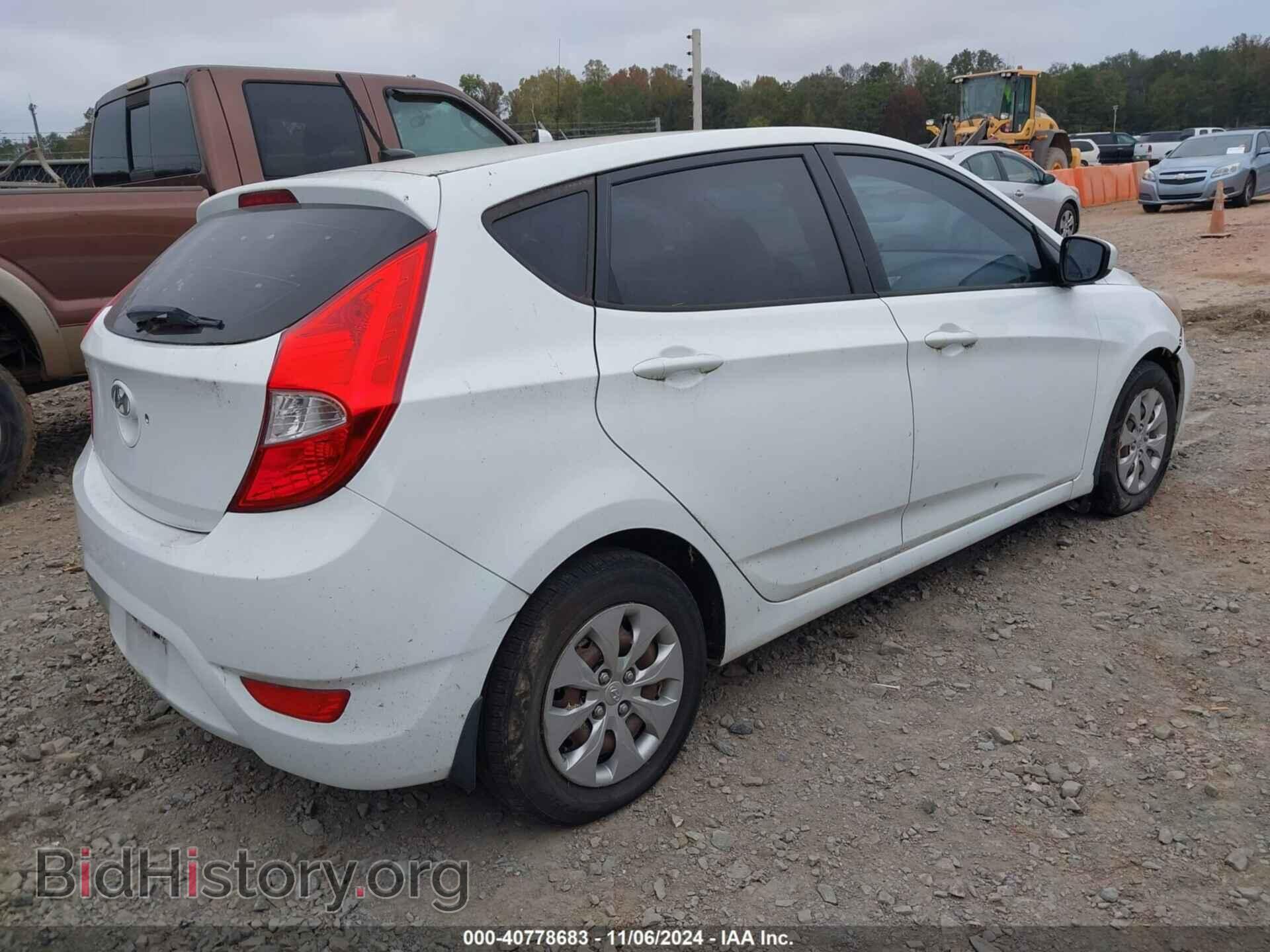 2016 HYUNDAI ACCENT - VIN: KMHCT5AE6GU249512 - Фото 4