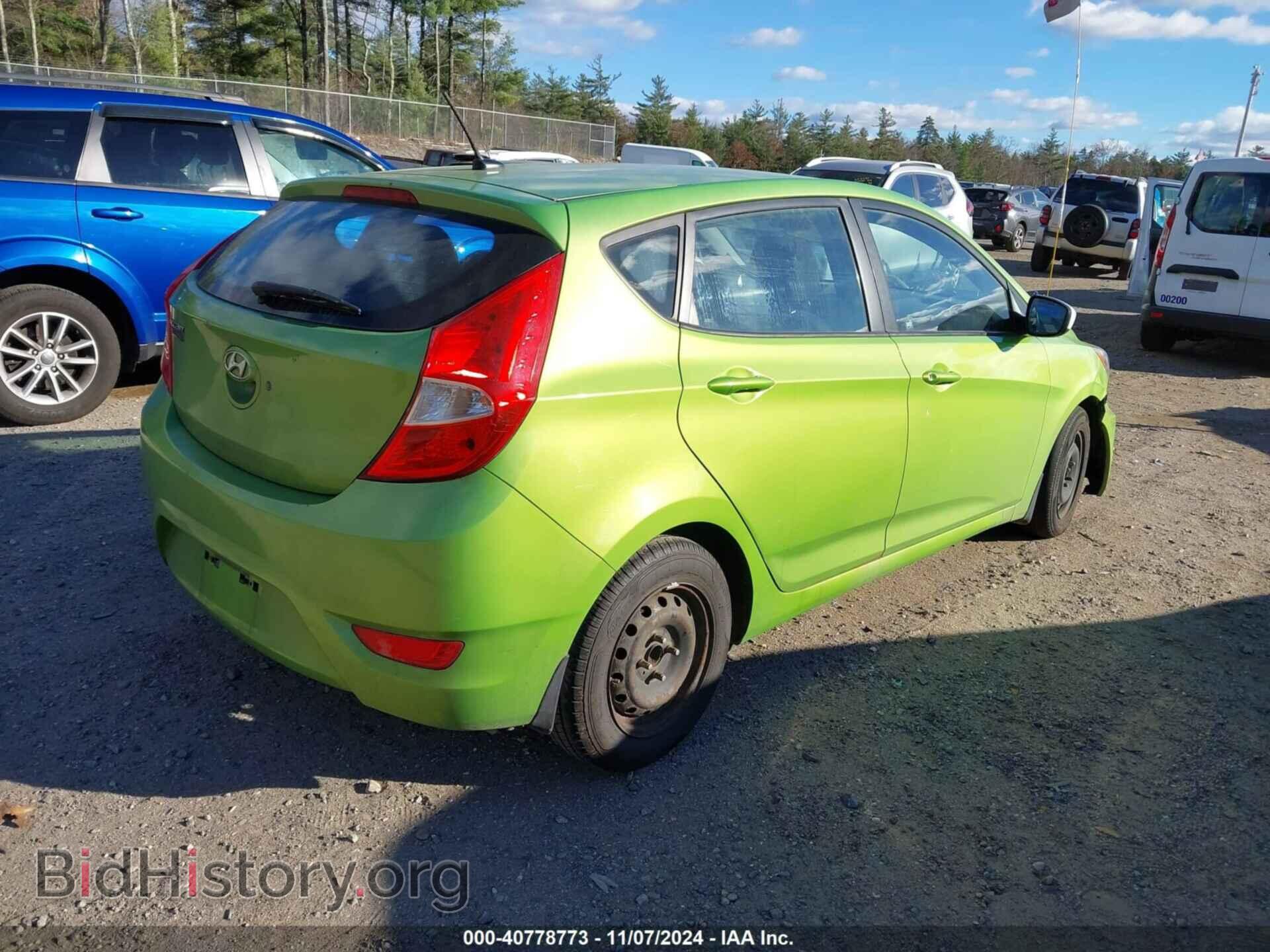 2013 HYUNDAI ACCENT - VIN: KMHCT5AE4DU066427 - Фото 4