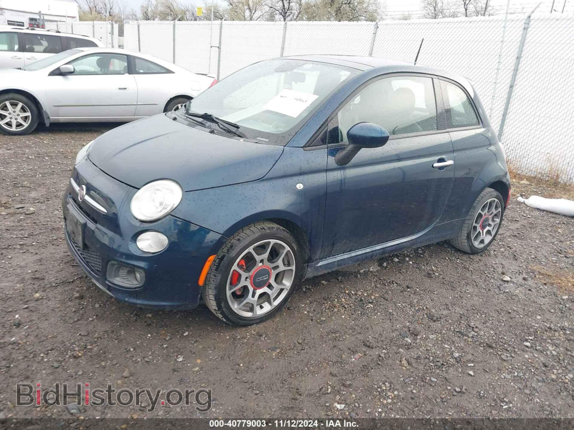 2015 FIAT 500 - VIN: 3C3CFFBR4FT613653 - Фото 2