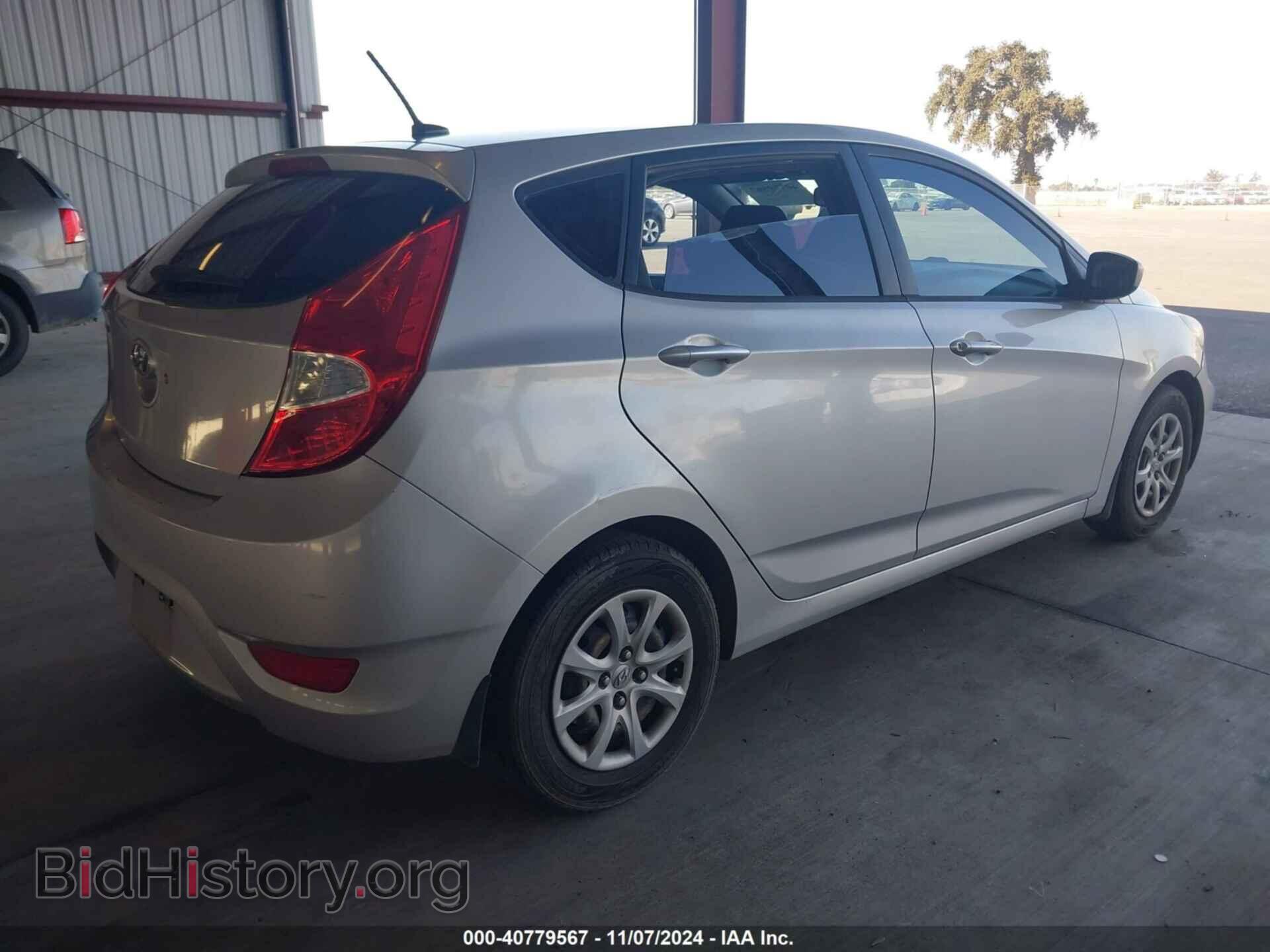 2012 HYUNDAI ACCENT - VIN: KMHCT5AE5CU044239 - Фото 4