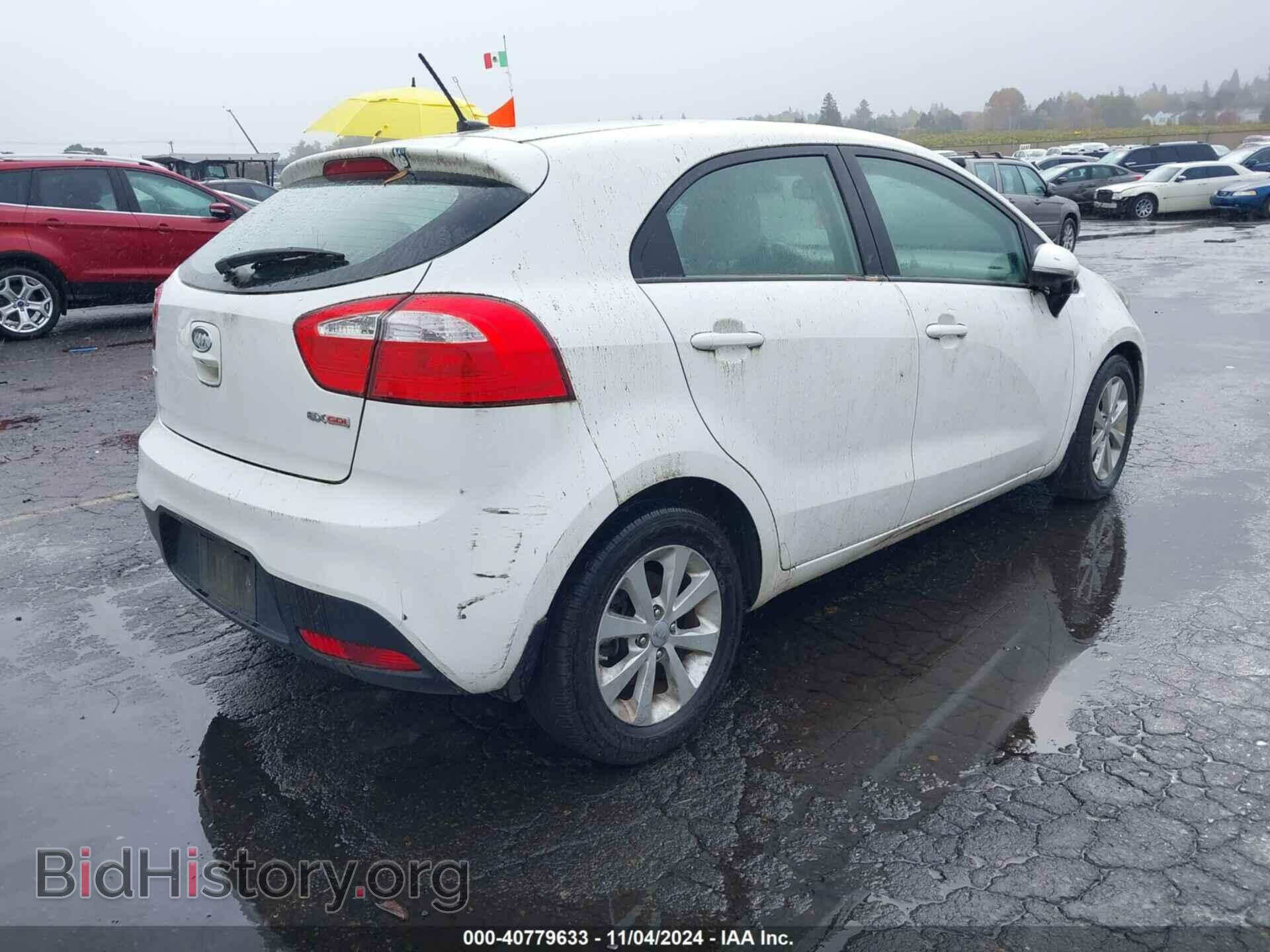 2013 KIA RIO - VIN: KNADN5A35D6132406 - Фото 4