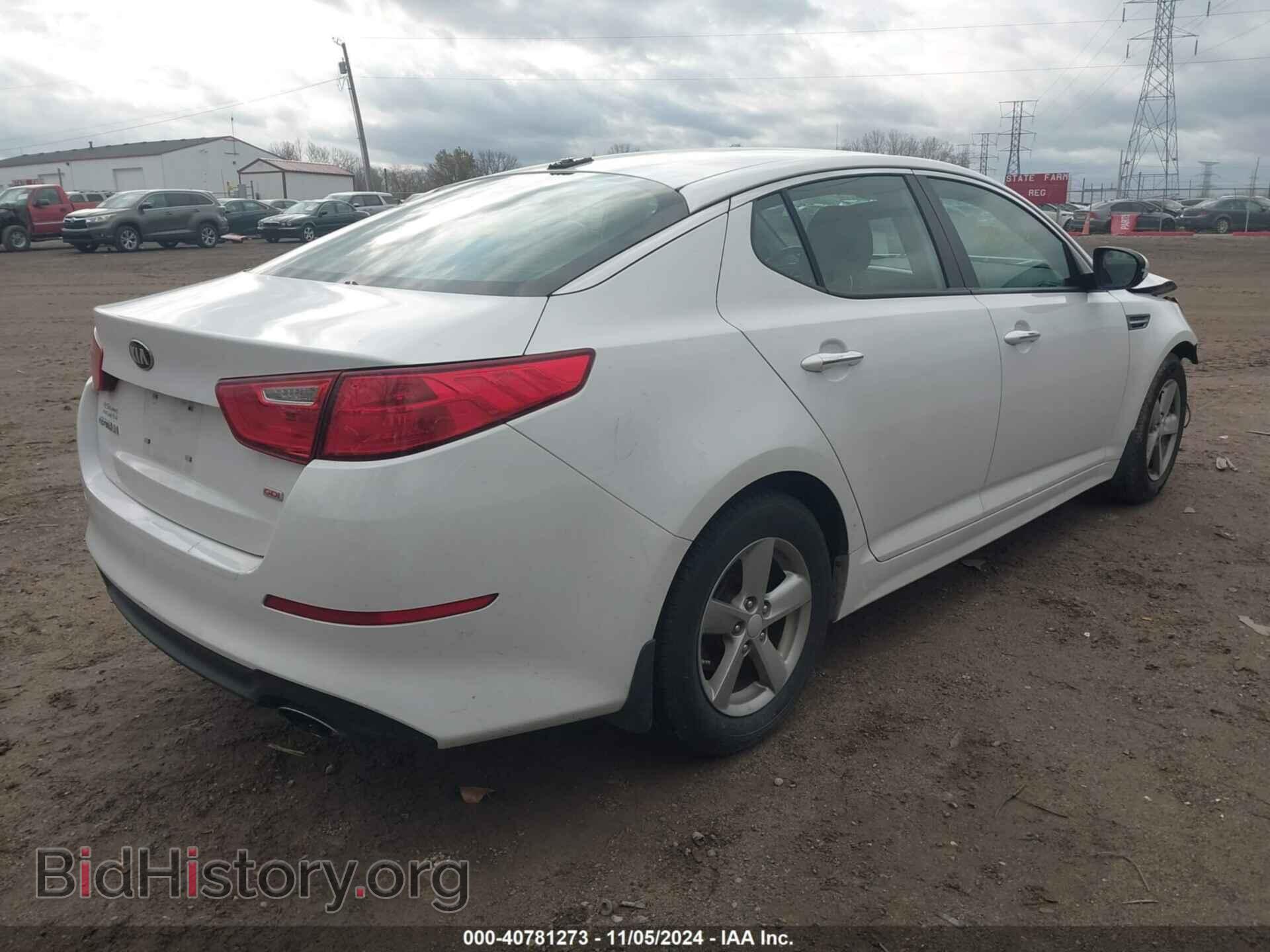2015 KIA OPTIMA - VIN: 5XXGM4A73FG378567 - Фото 4