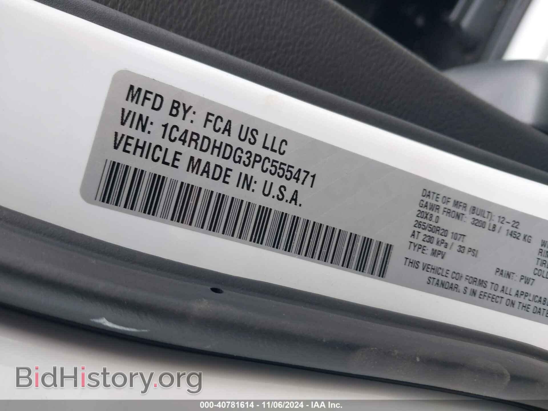 2023 DODGE DURANGO - VIN: 1C4RDHDG3PC555471 - Фото 9