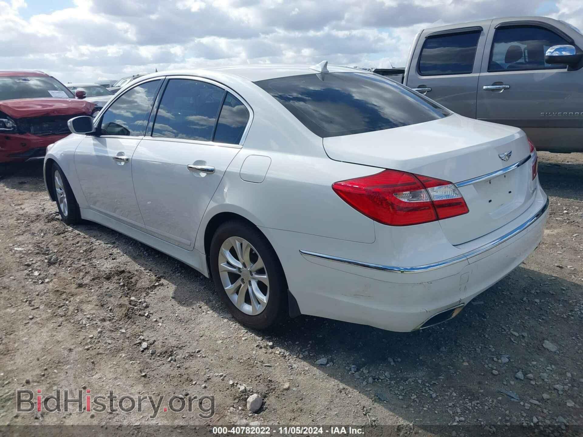 2012 HYUNDAI GENESIS - VIN: KMHGC4DD3CU184479 - Фото 3