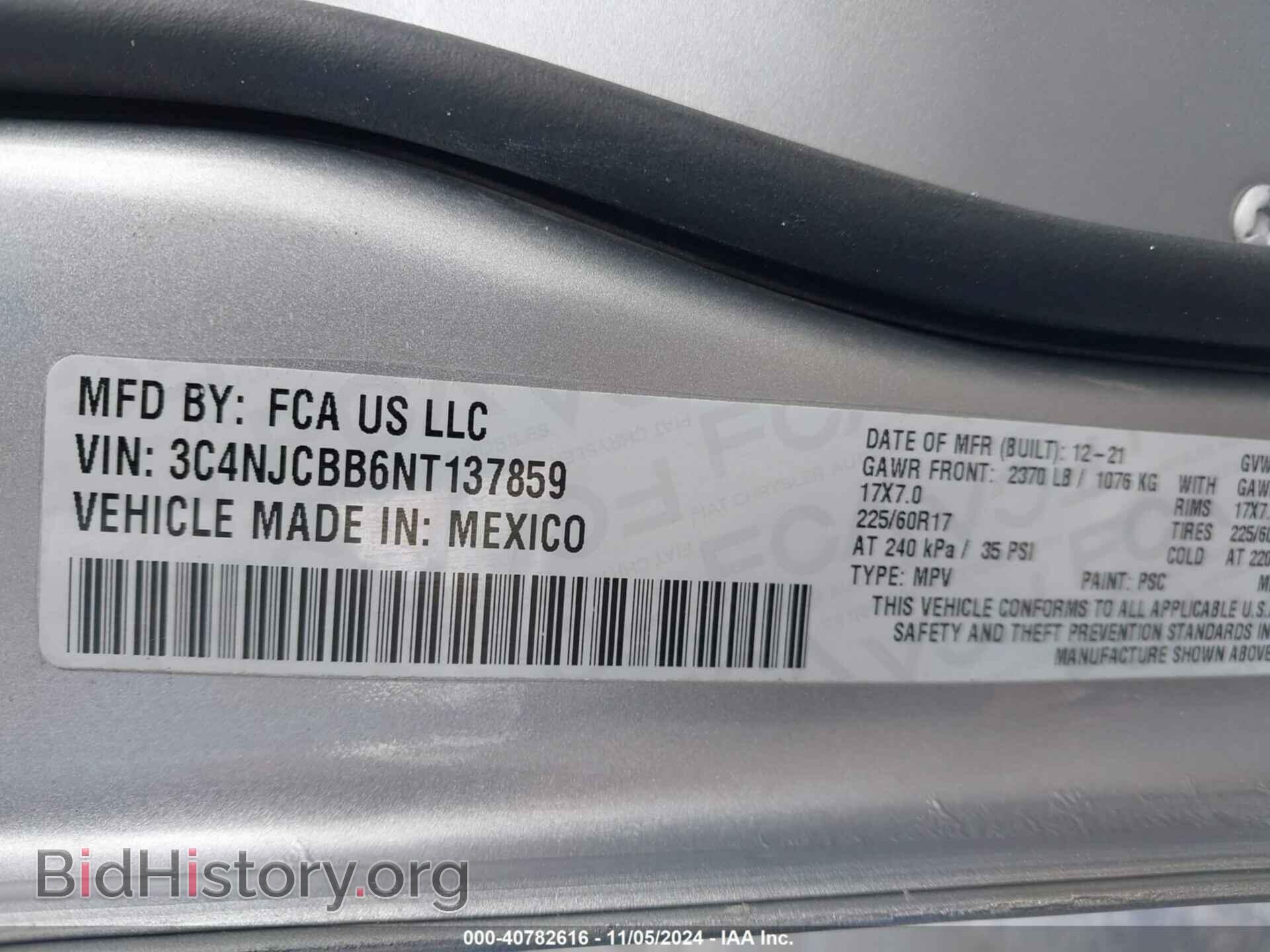 2022 JEEP COMPASS - VIN: 3C4NJCBB6NT137859 - Фото 9