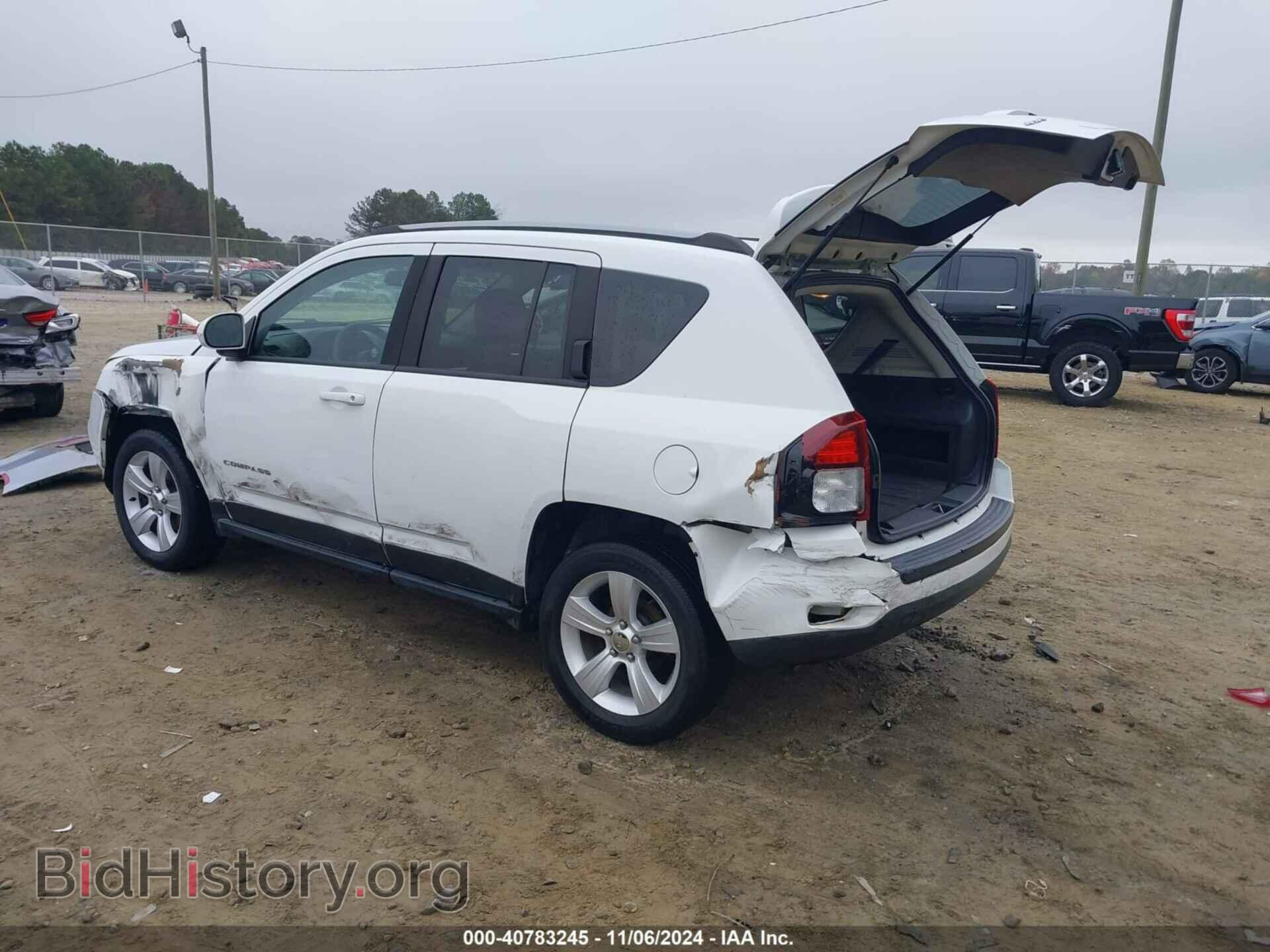 2016 JEEP COMPASS - VIN: 1C4NJDEB8GD630937 - Фото 3