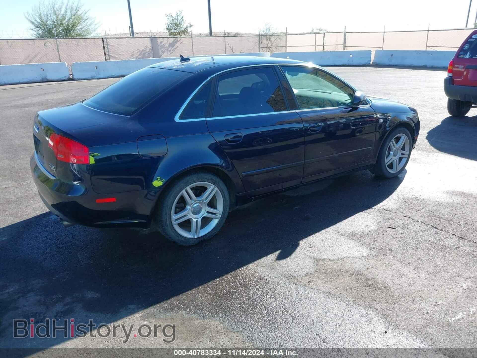 2007 AUDI A4 - VIN: WAUDF78E27A138357 - Photo 4