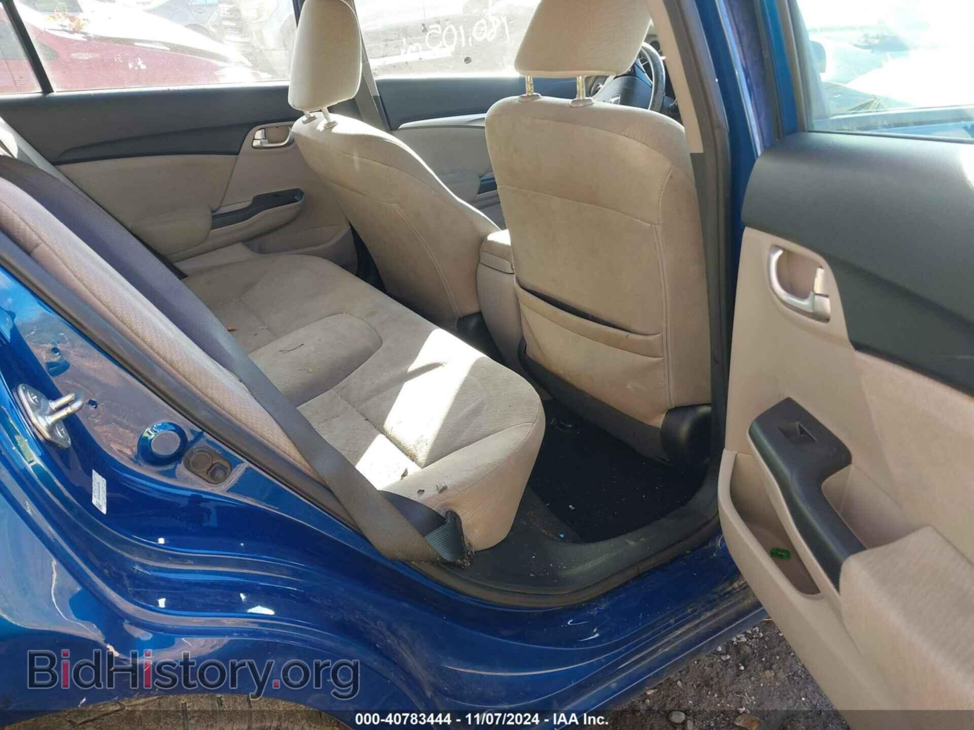 2013 HONDA CIVIC - VIN: 19XFB2F83DE087306 - Фото 8