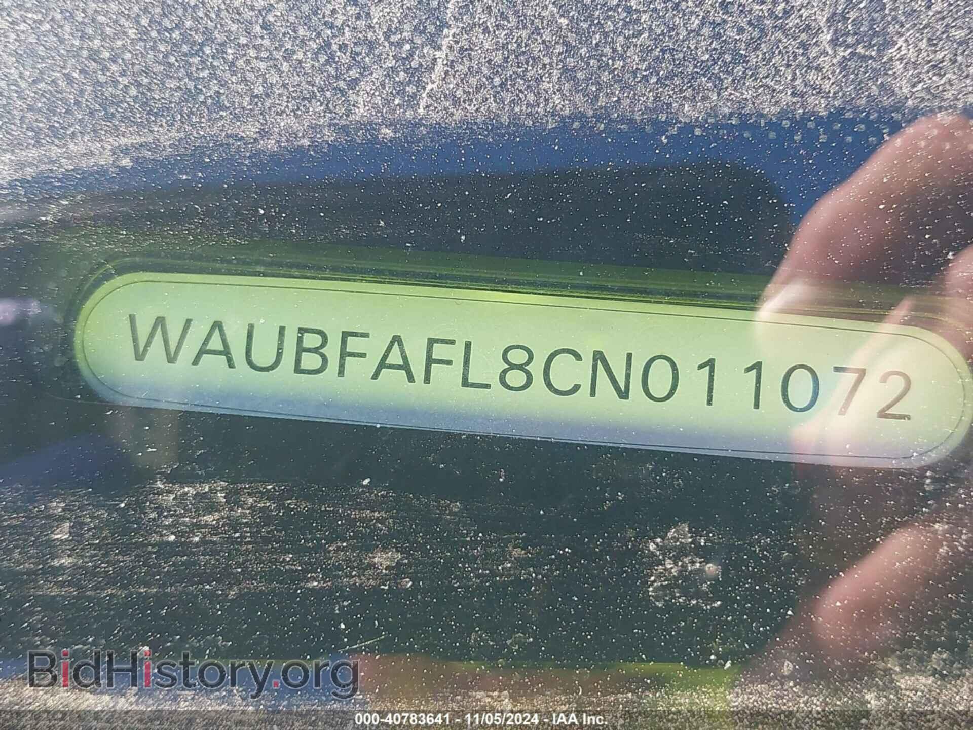 2012 AUDI A4 - VIN: WAUBFAFL8CN011072 - Фото 9
