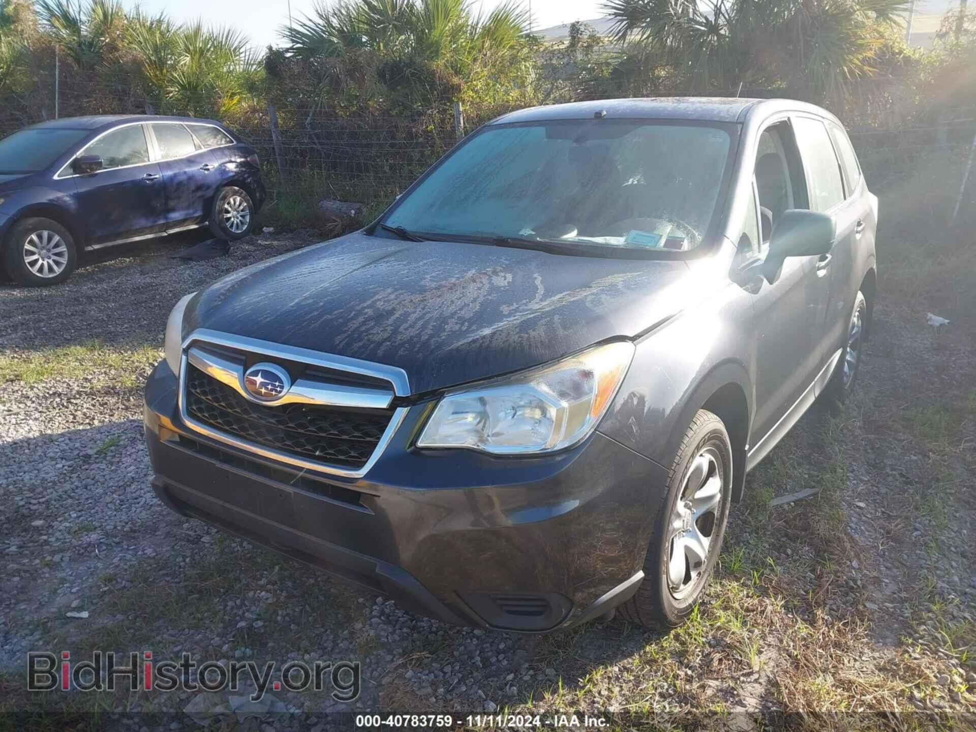 2014 SUBARU FORESTER - VIN: JF2SJAAC3EH444553 - Фото 2