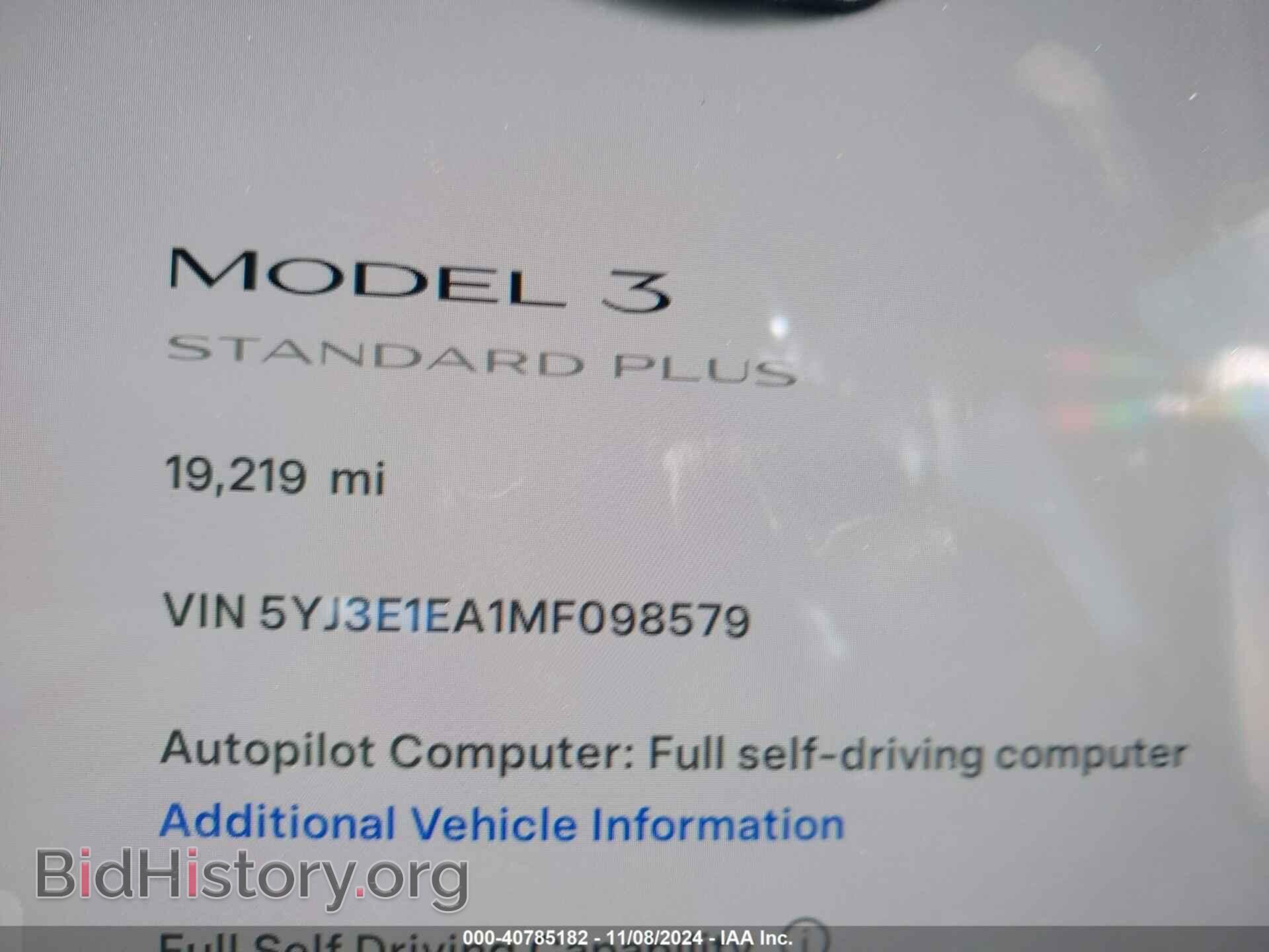 2021 TESLA MODEL 3 - VIN: 5YJ3E1EA1MF098579 - Photo 7