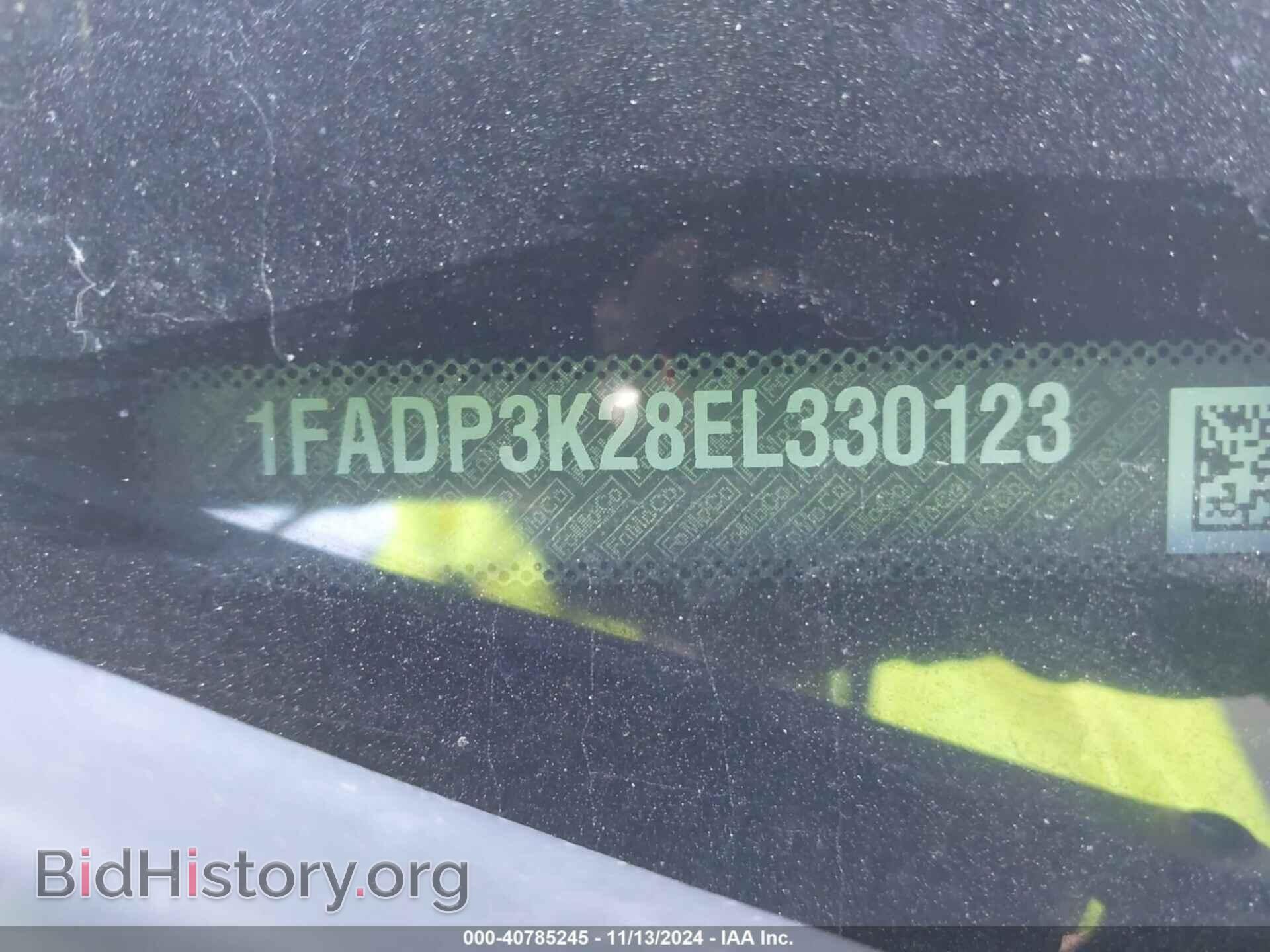 2014 FORD FOCUS - VIN: 1FADP3K28EL330123 - Фото 9