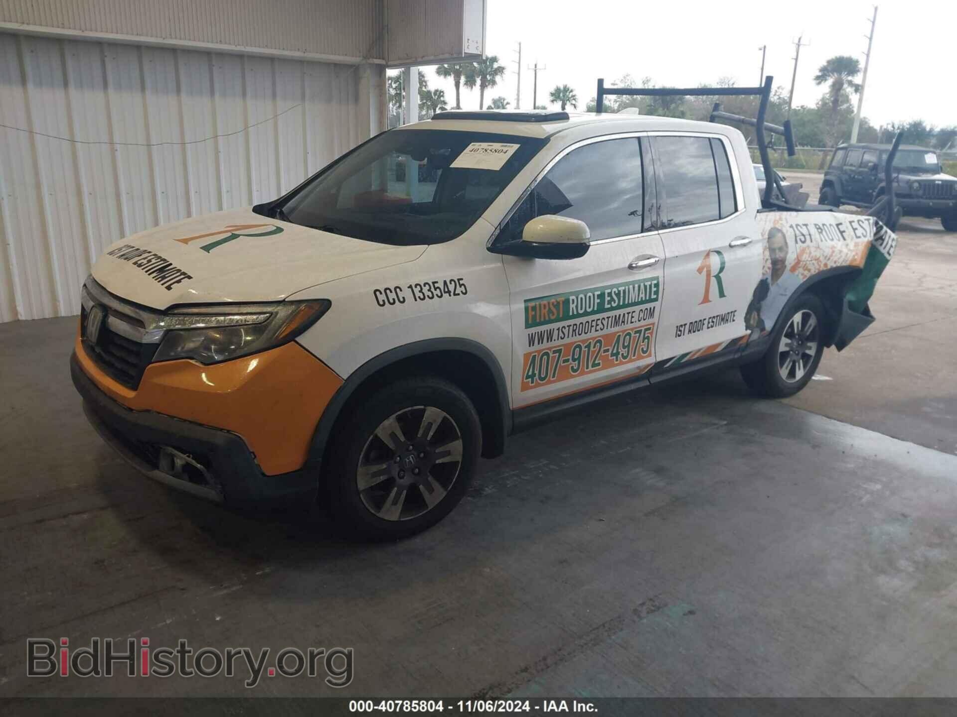 2018 HONDA RIDGELINE - VIN: 5FPYK3F76JB017351 - Фото 2