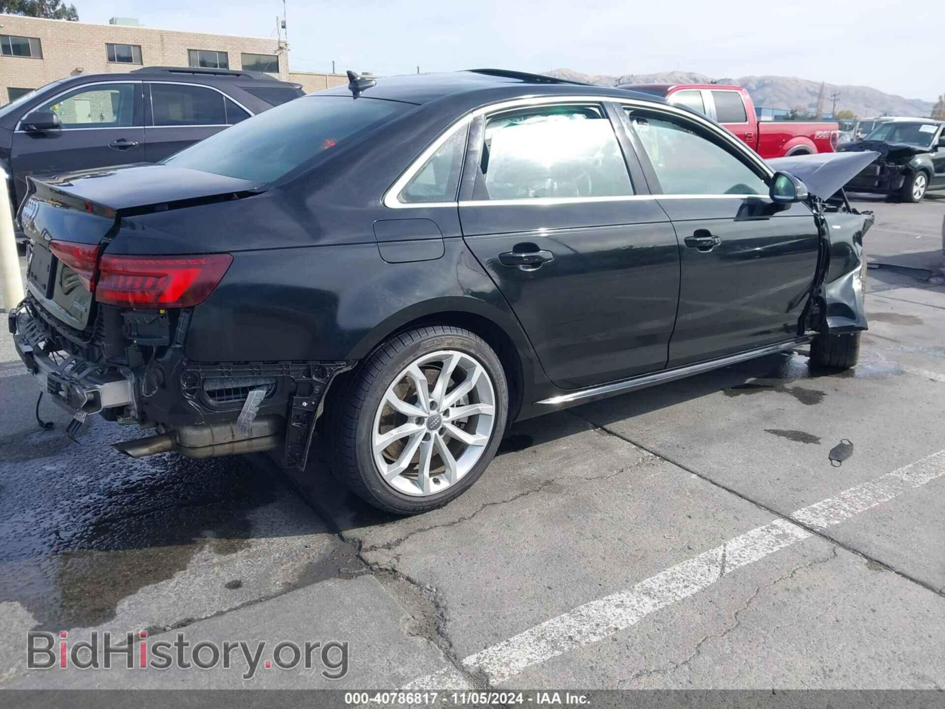 2019 AUDI A4 - VIN: WAUDNAF46KN013468 - Фото 4