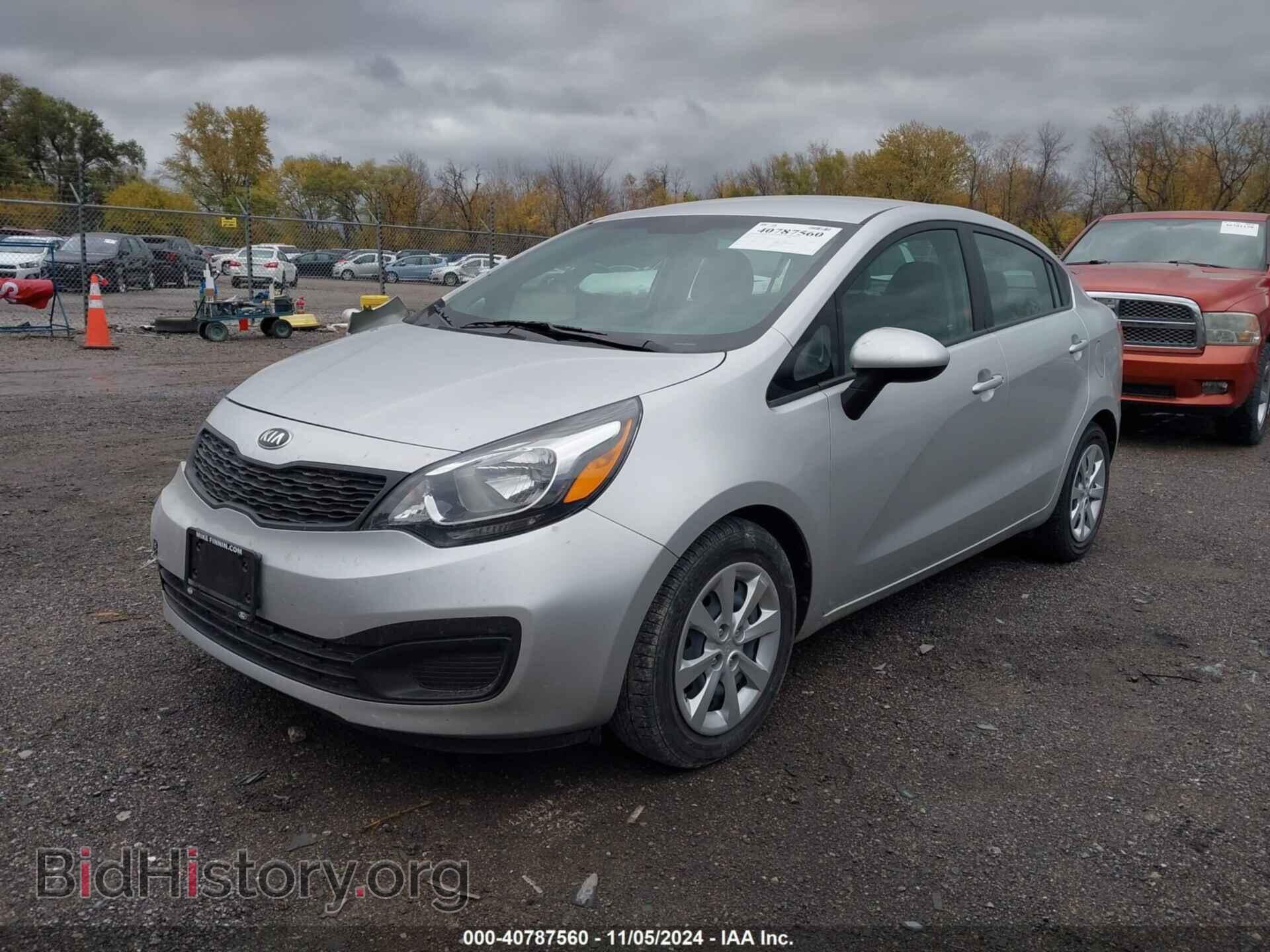 2014 KIA RIO - VIN: KNADM4A3XE6417858 - Фото 2