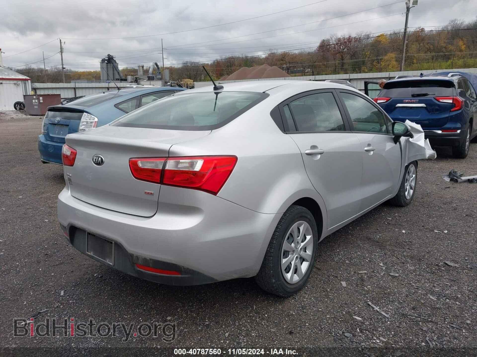 2014 KIA RIO - VIN: KNADM4A3XE6417858 - Фото 4